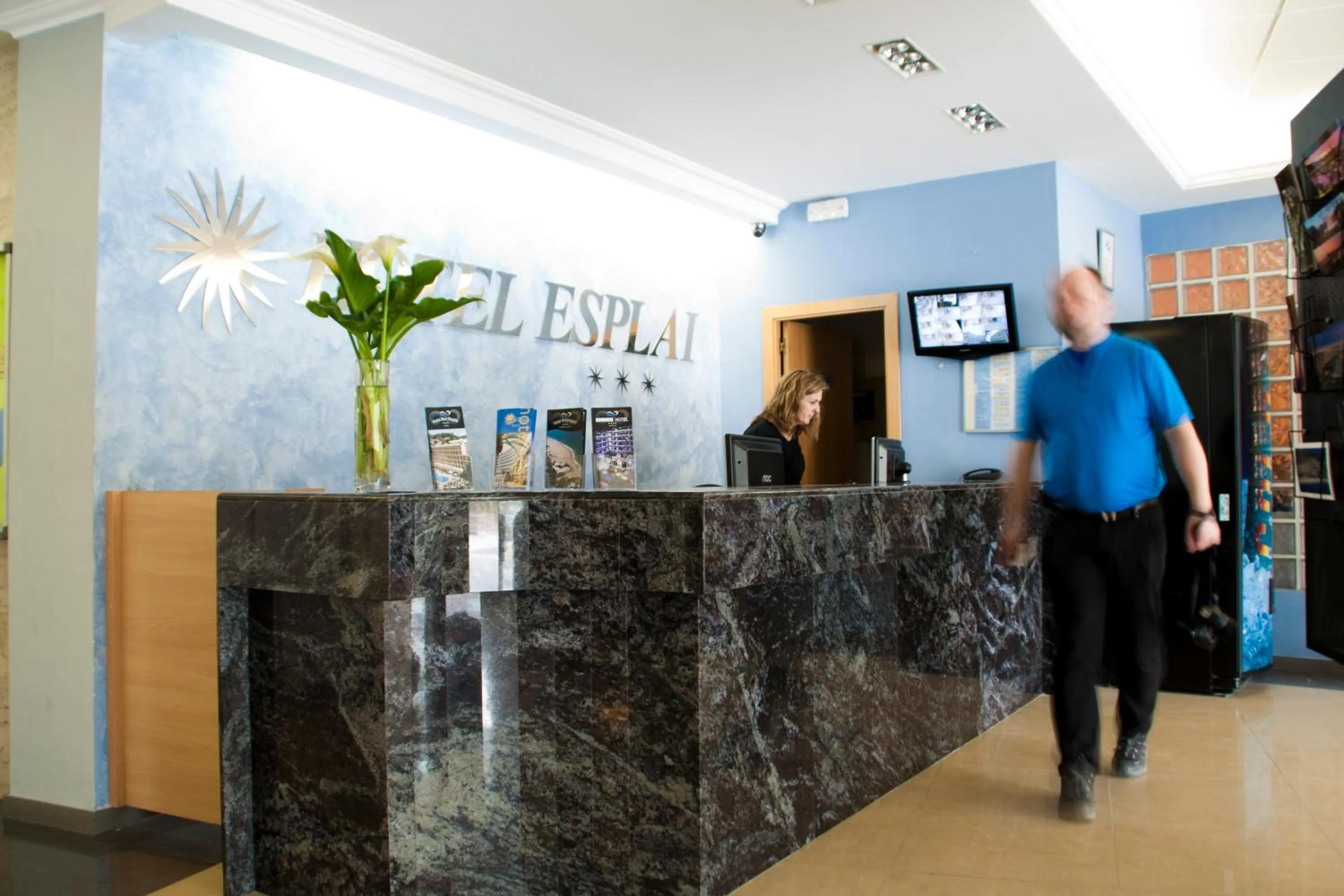 Lobby or reception in Hotel Esplai