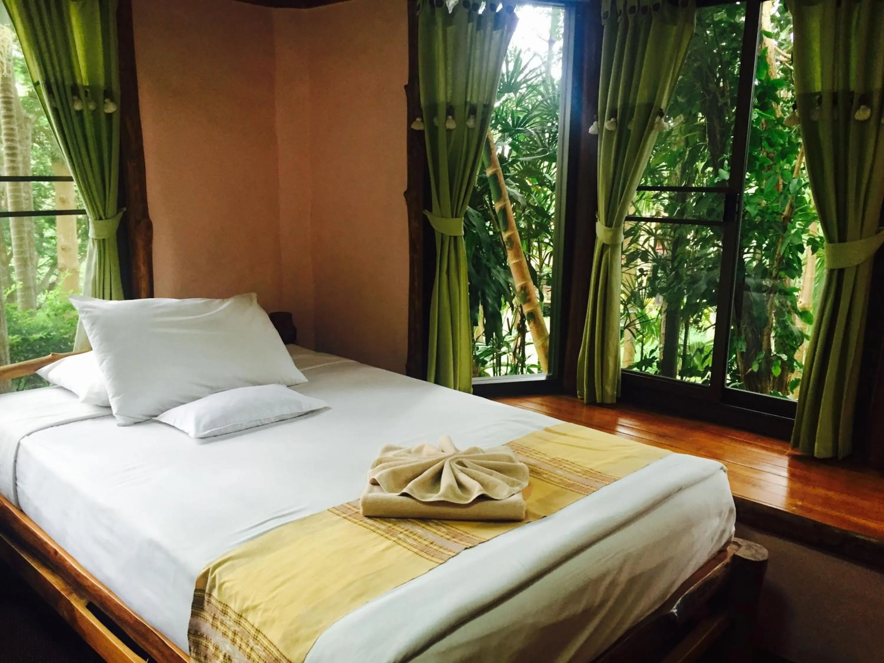 Bed in Phu Pha Nam Resort