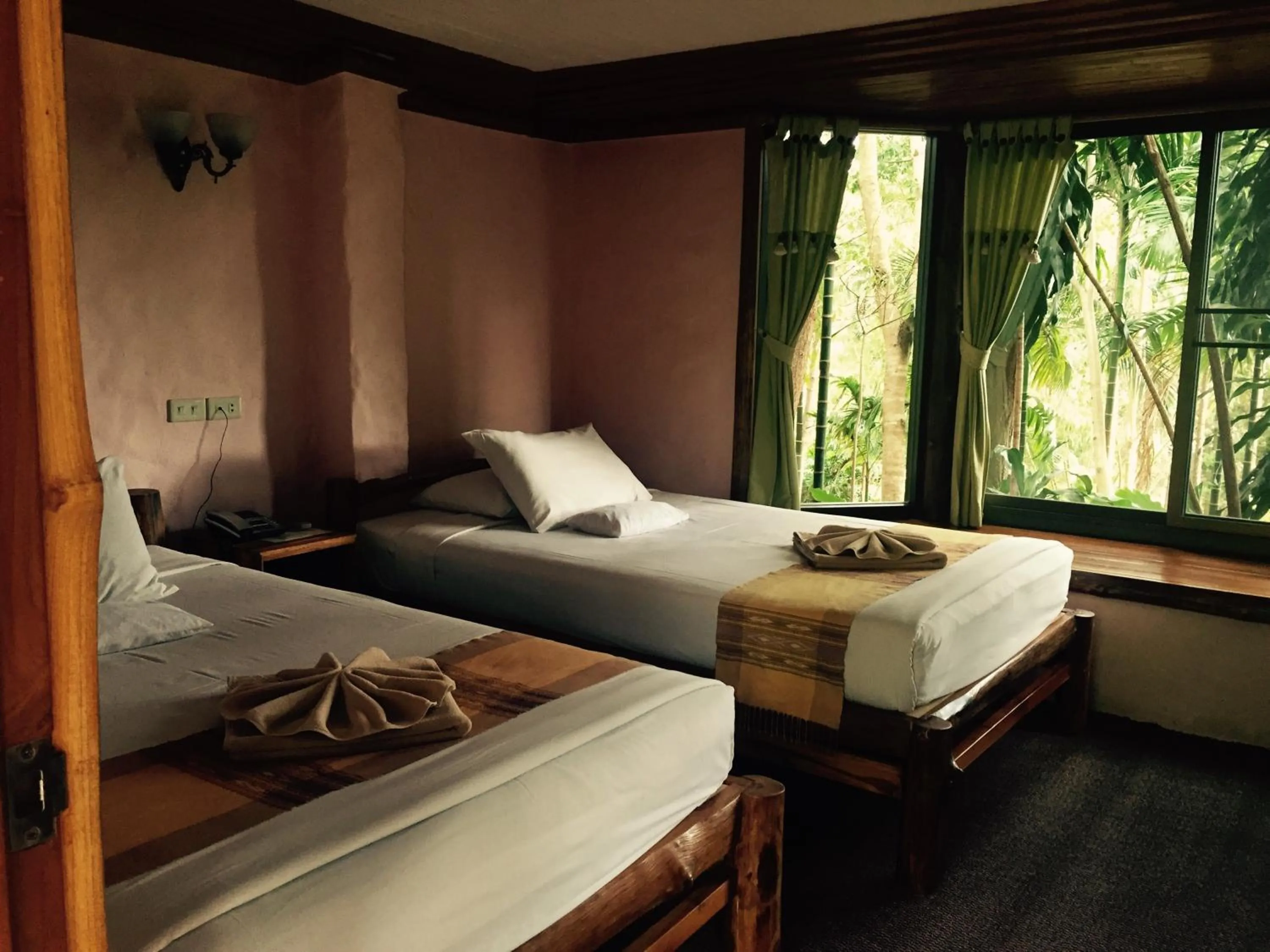 Bed in Phu Pha Nam Resort