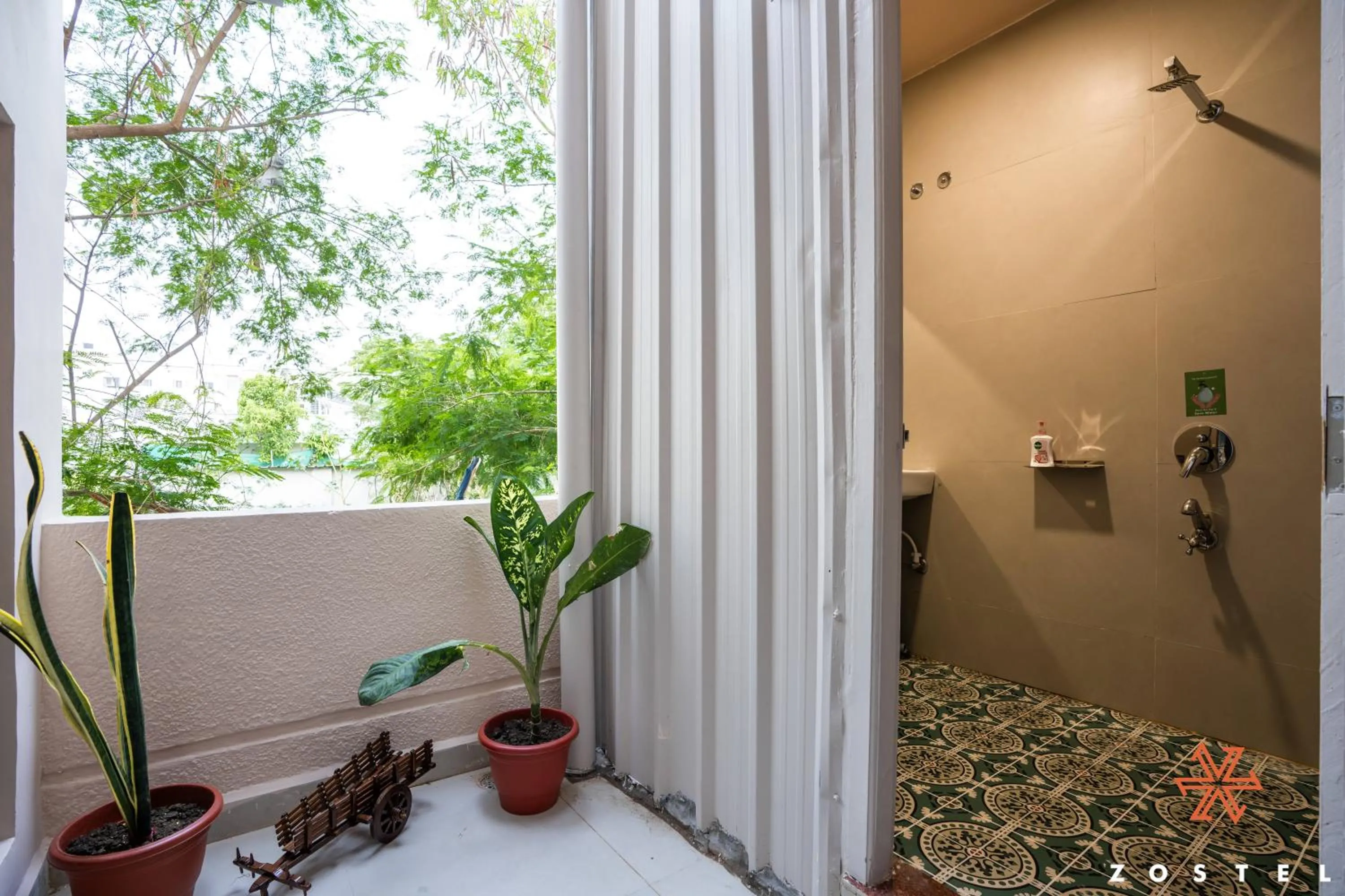 Bathroom in Zostel Indore