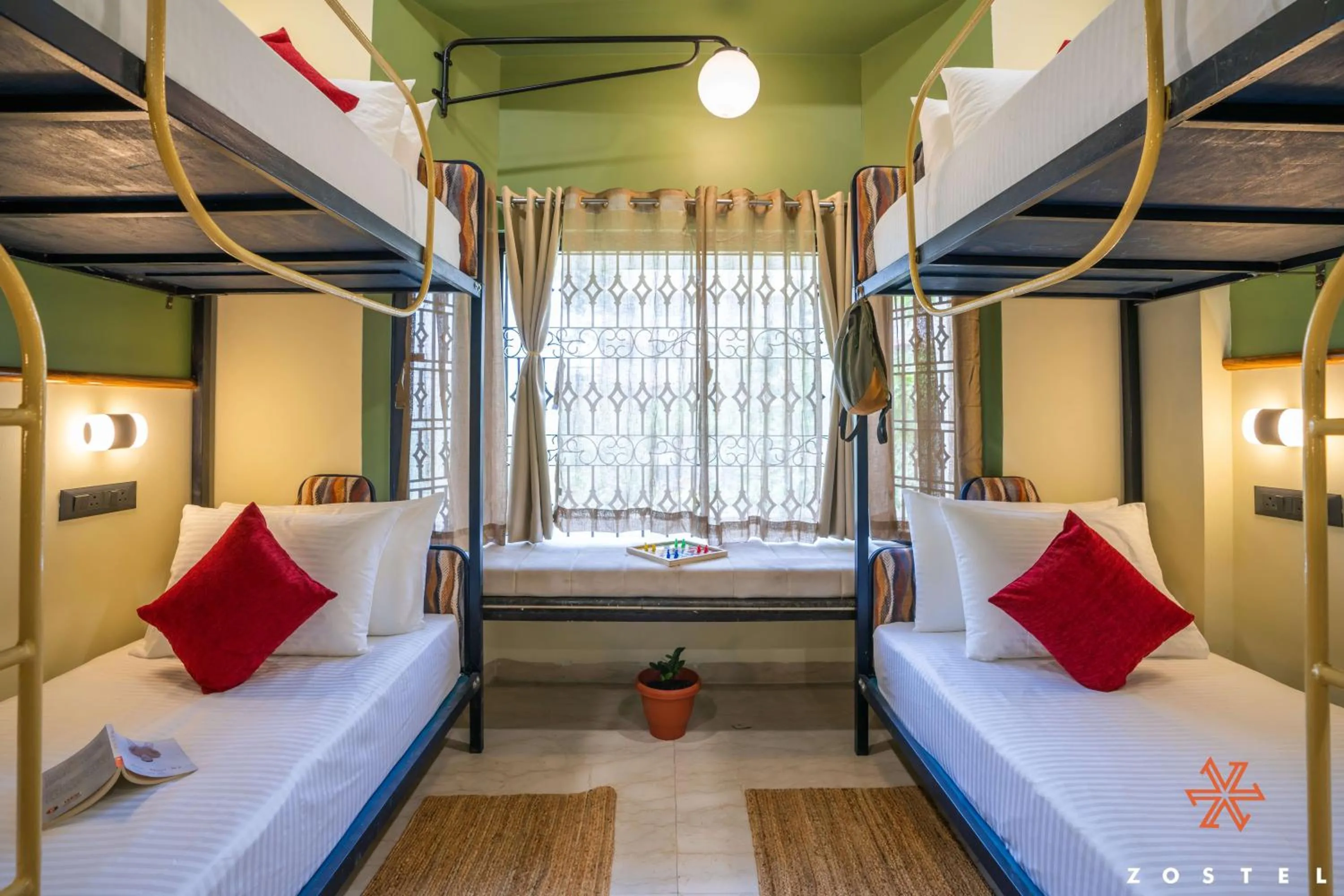 Bed in Zostel Indore