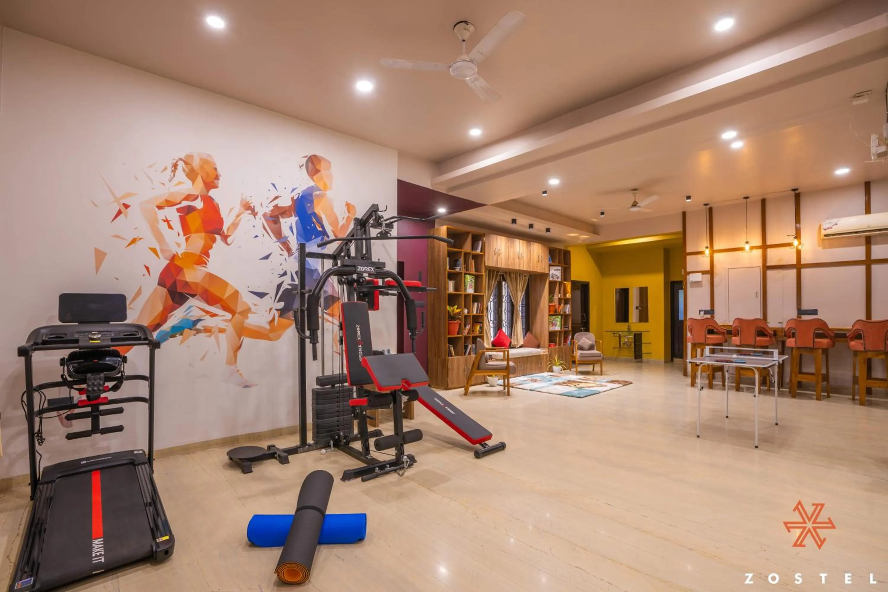 Fitness centre/facilities in Zostel Indore