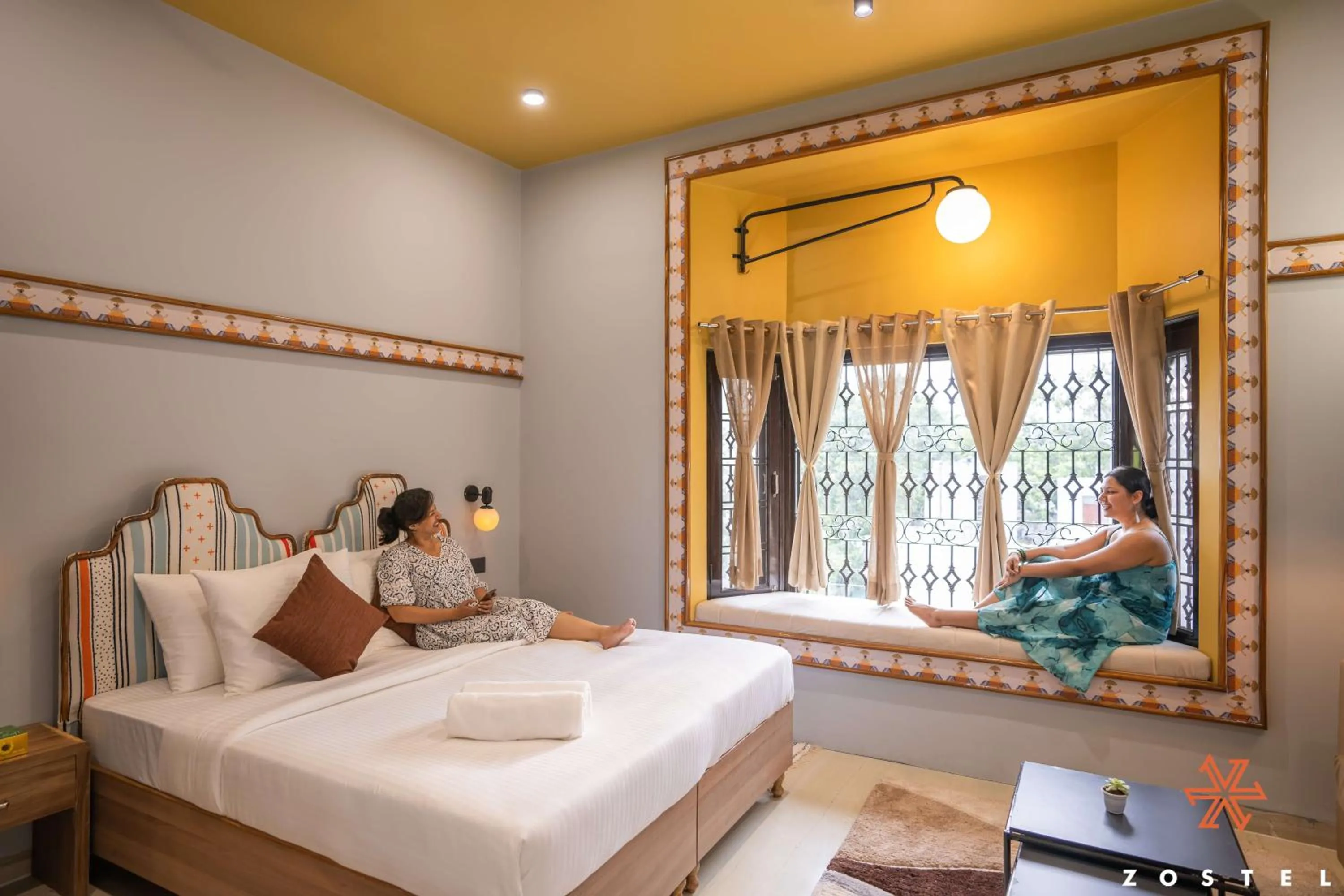 Bed in Zostel Indore