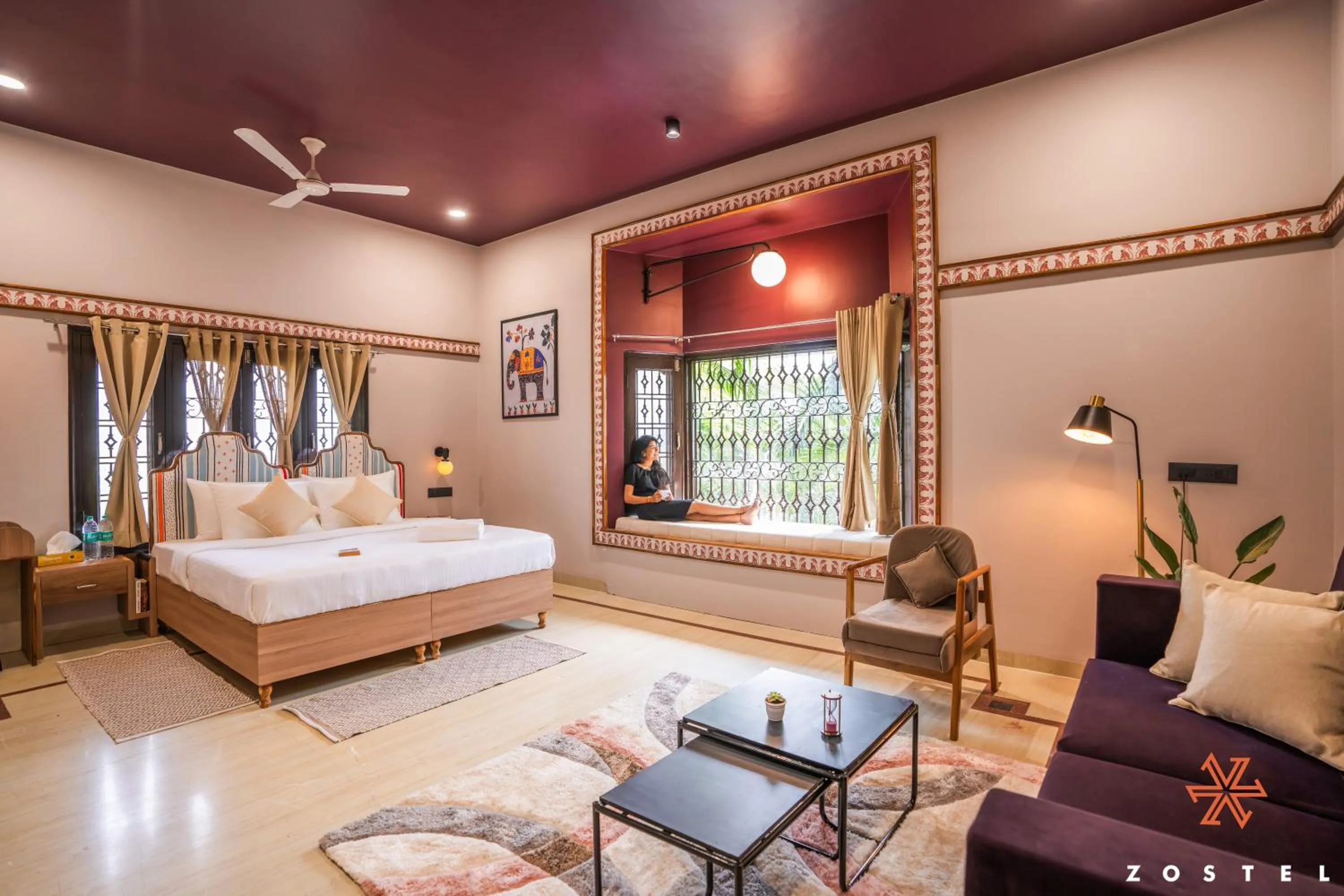 Bed in Zostel Indore