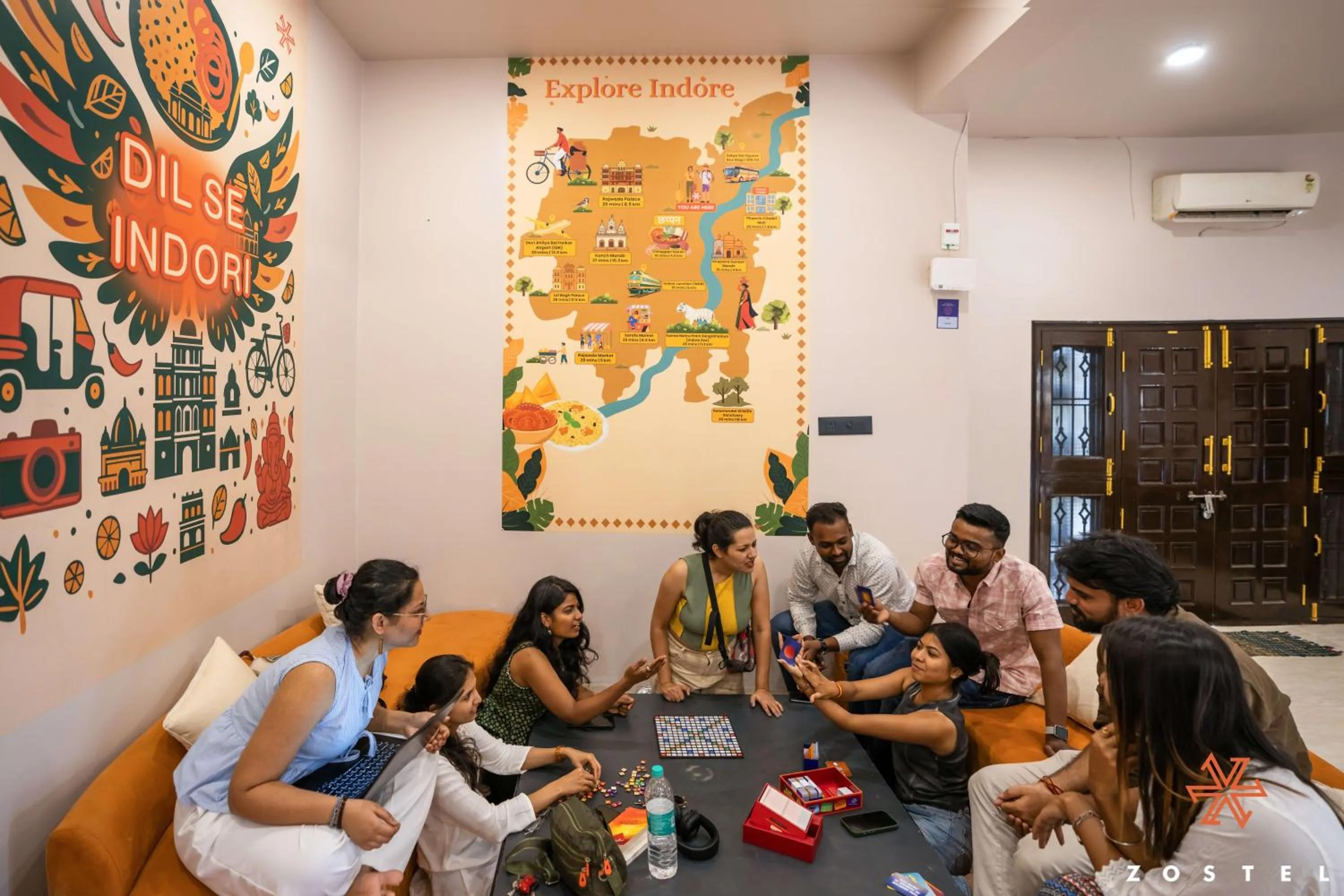 People in Zostel Indore