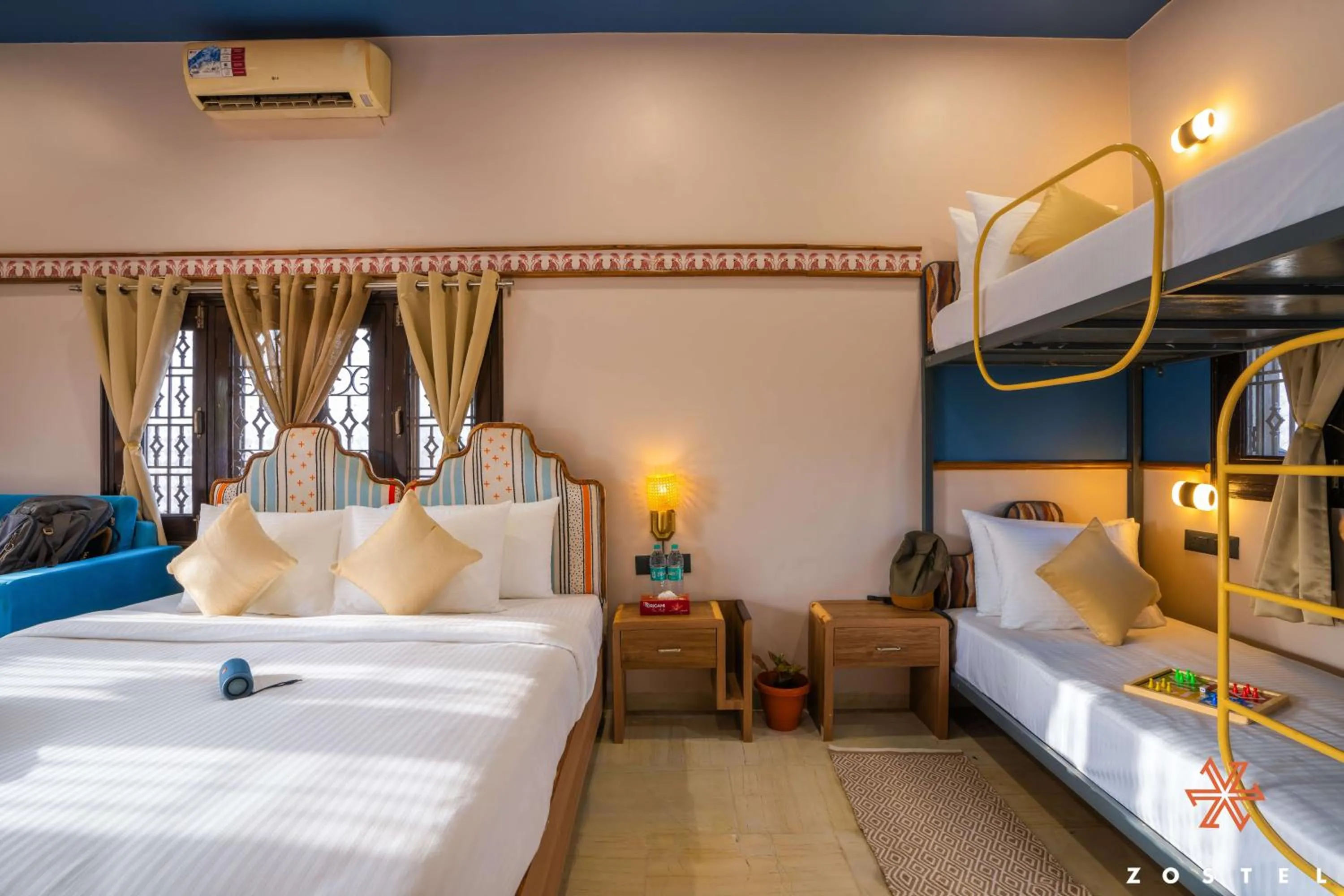 Bed in Zostel Indore