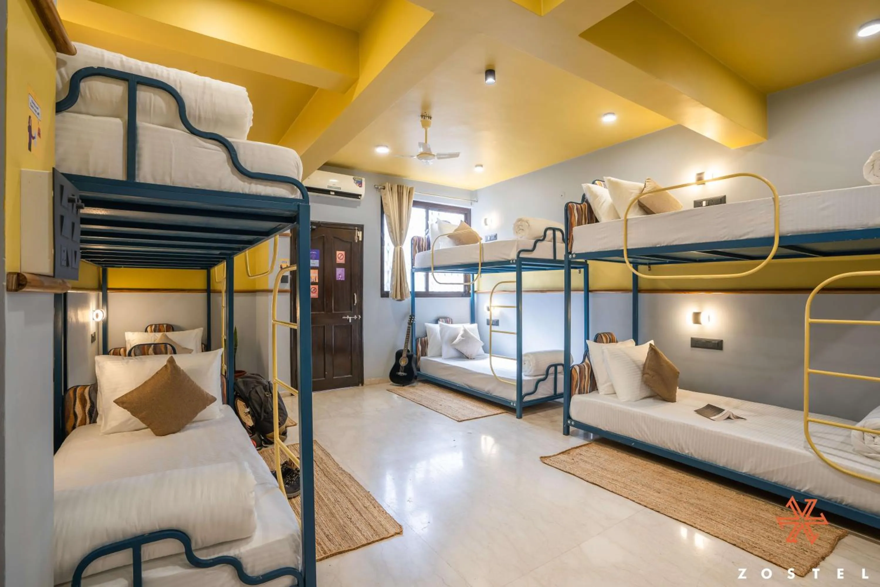 Bed in Zostel Indore