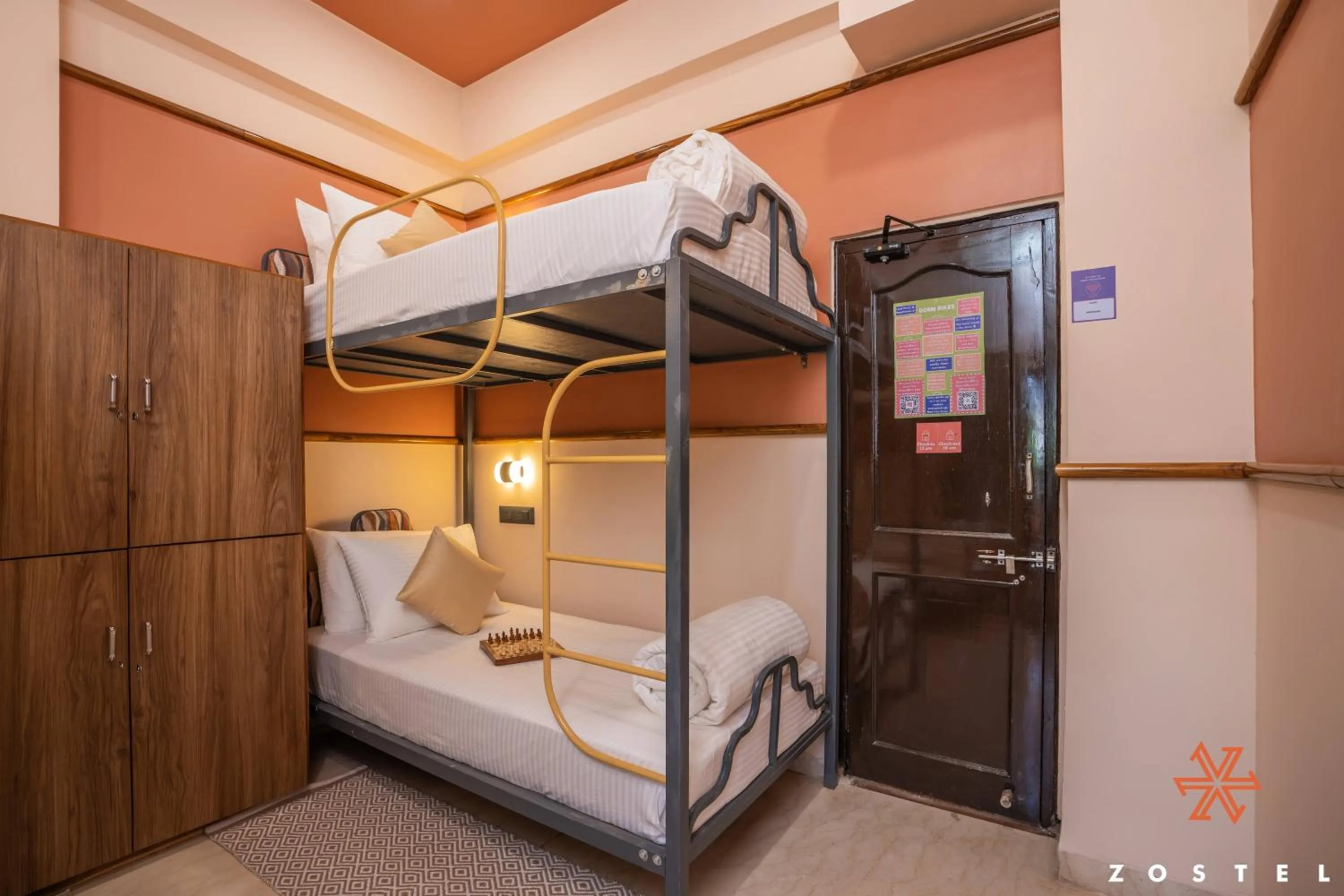 Bed in Zostel Indore