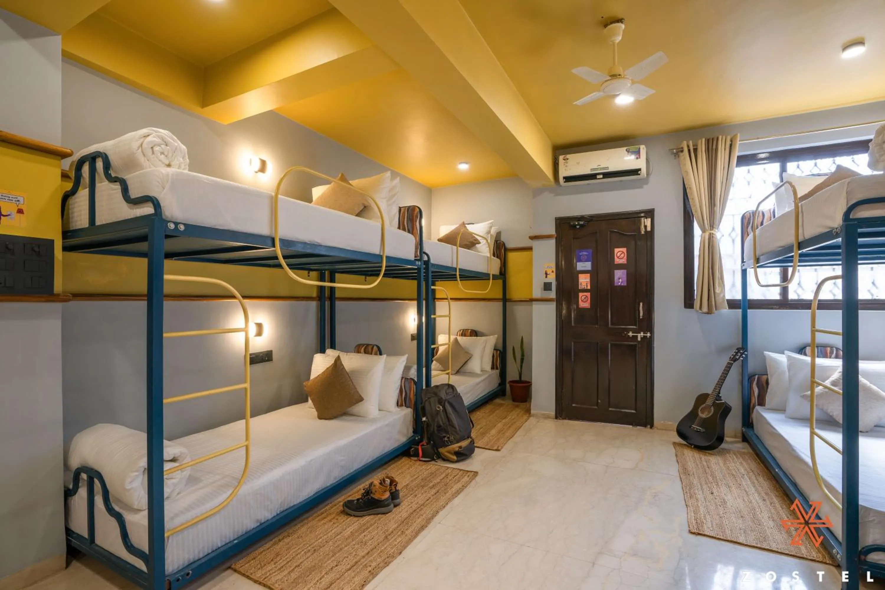 Bed in Zostel Indore