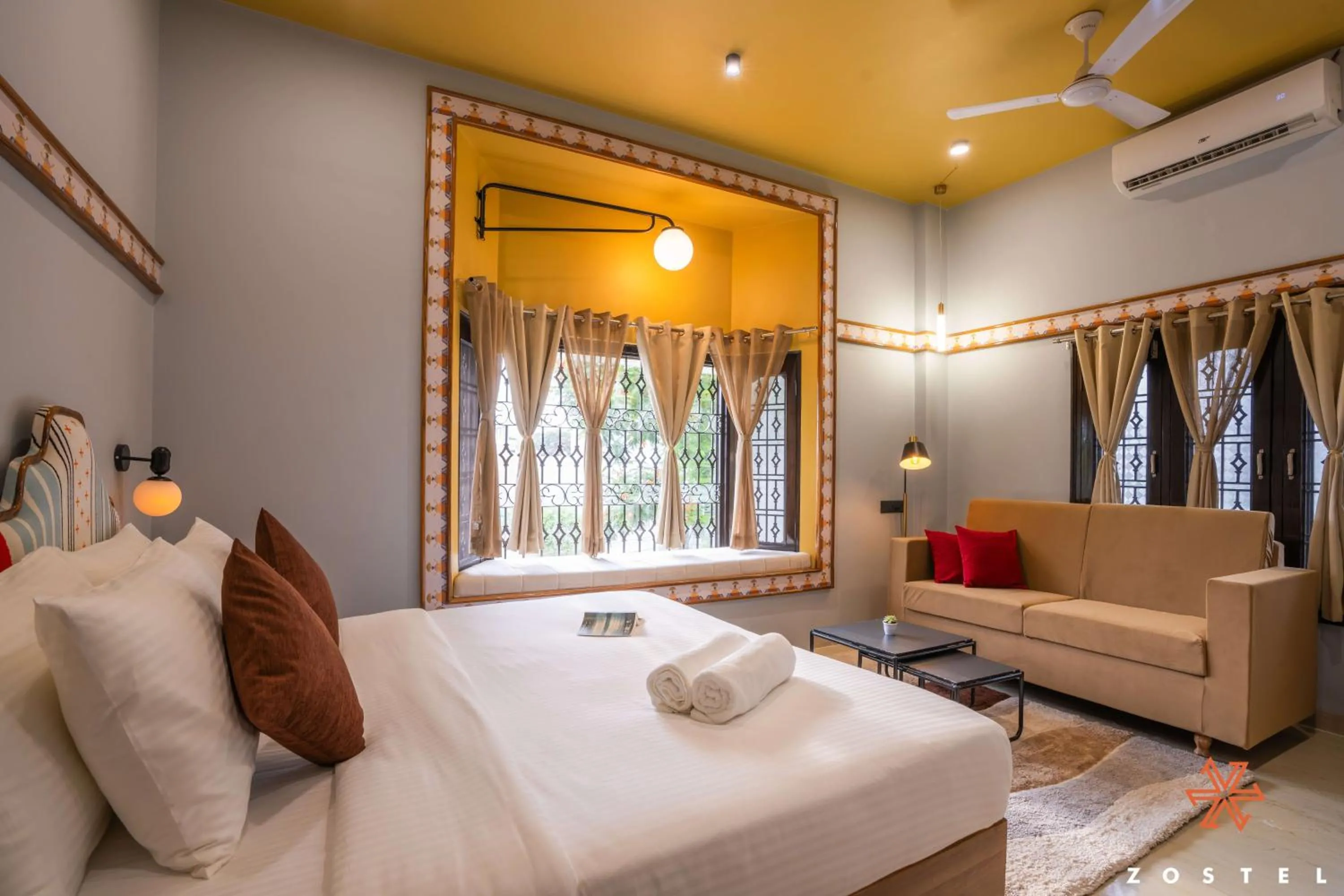 Bed in Zostel Indore