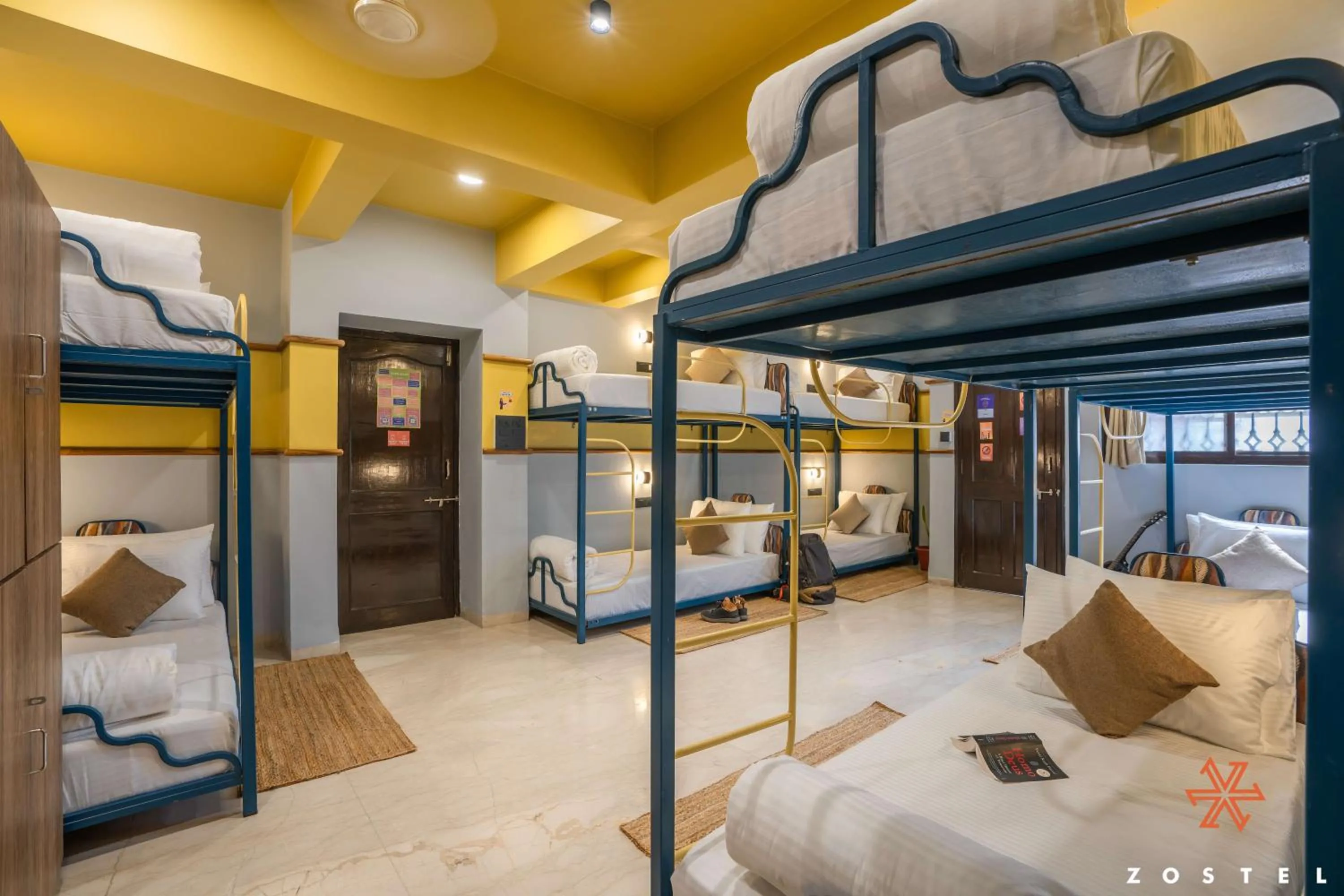 Bed in Zostel Indore