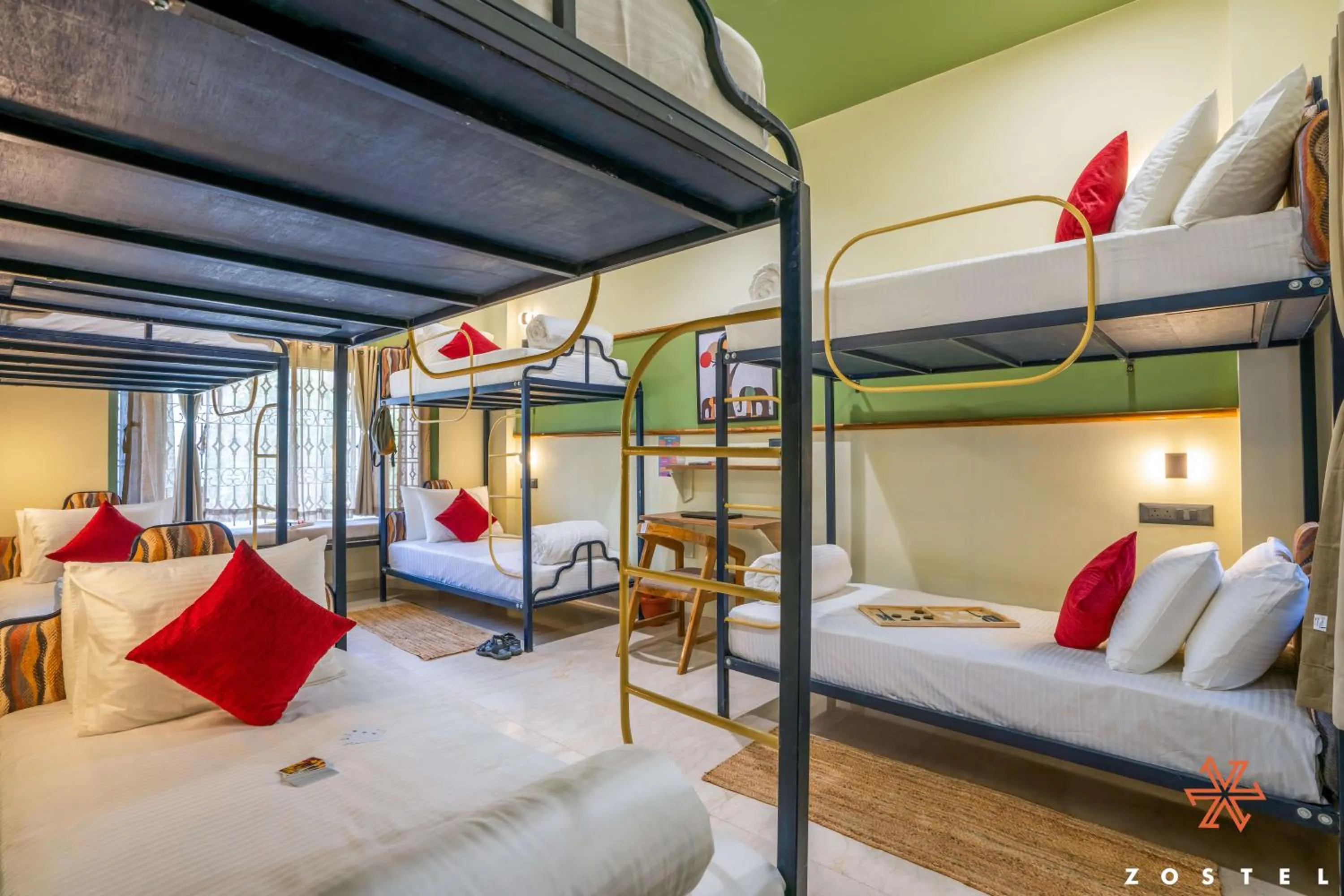 Bed in Zostel Indore
