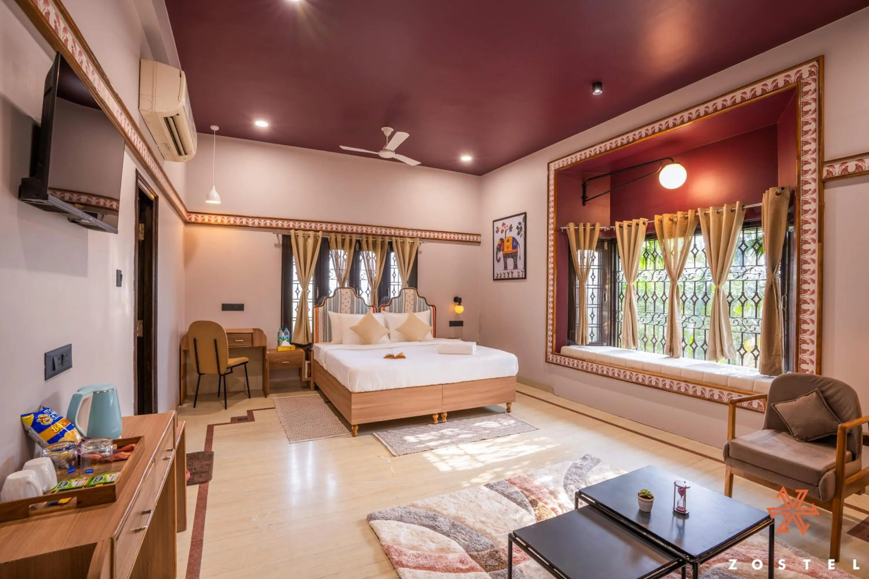 Bed in Zostel Indore