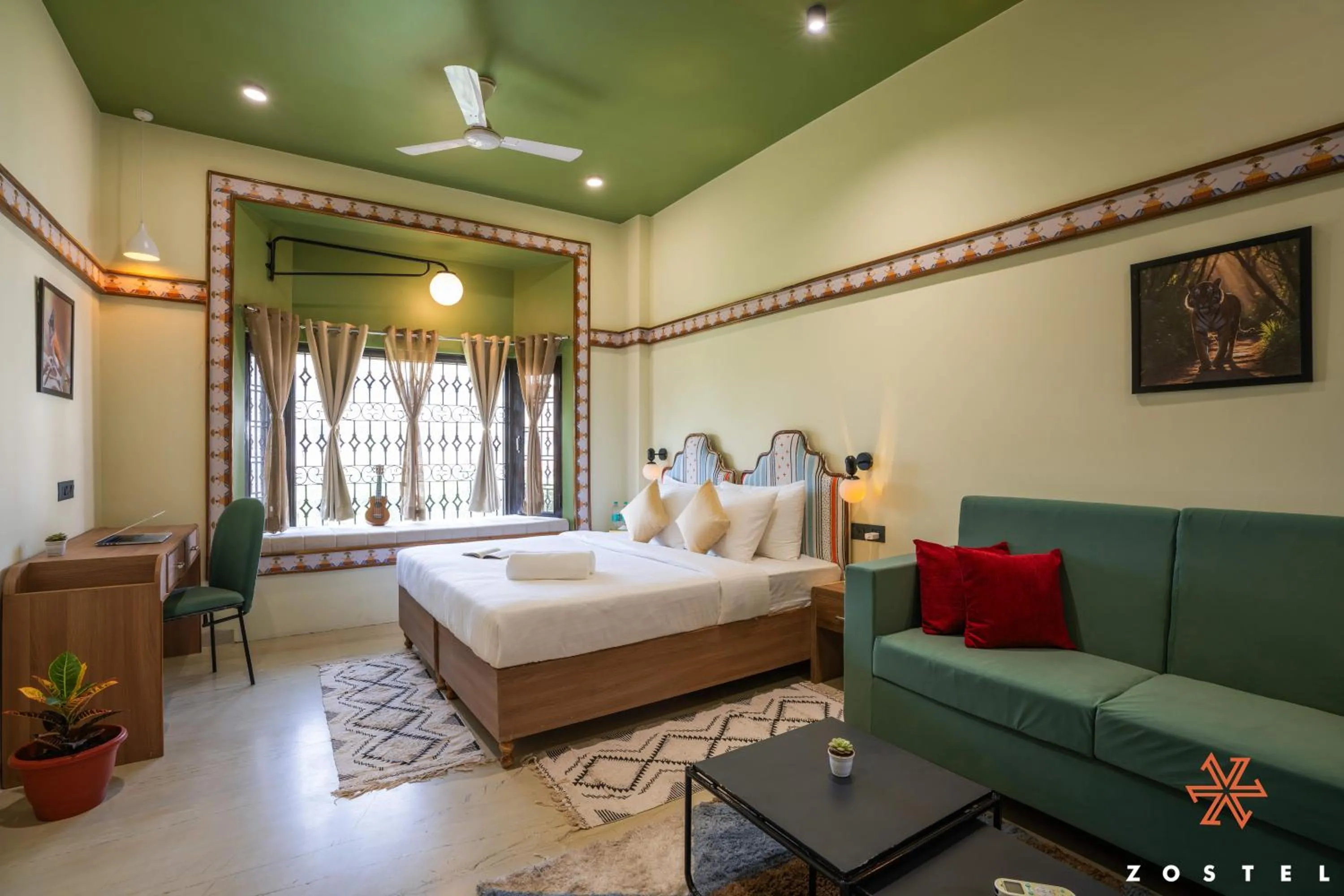 Bed in Zostel Indore