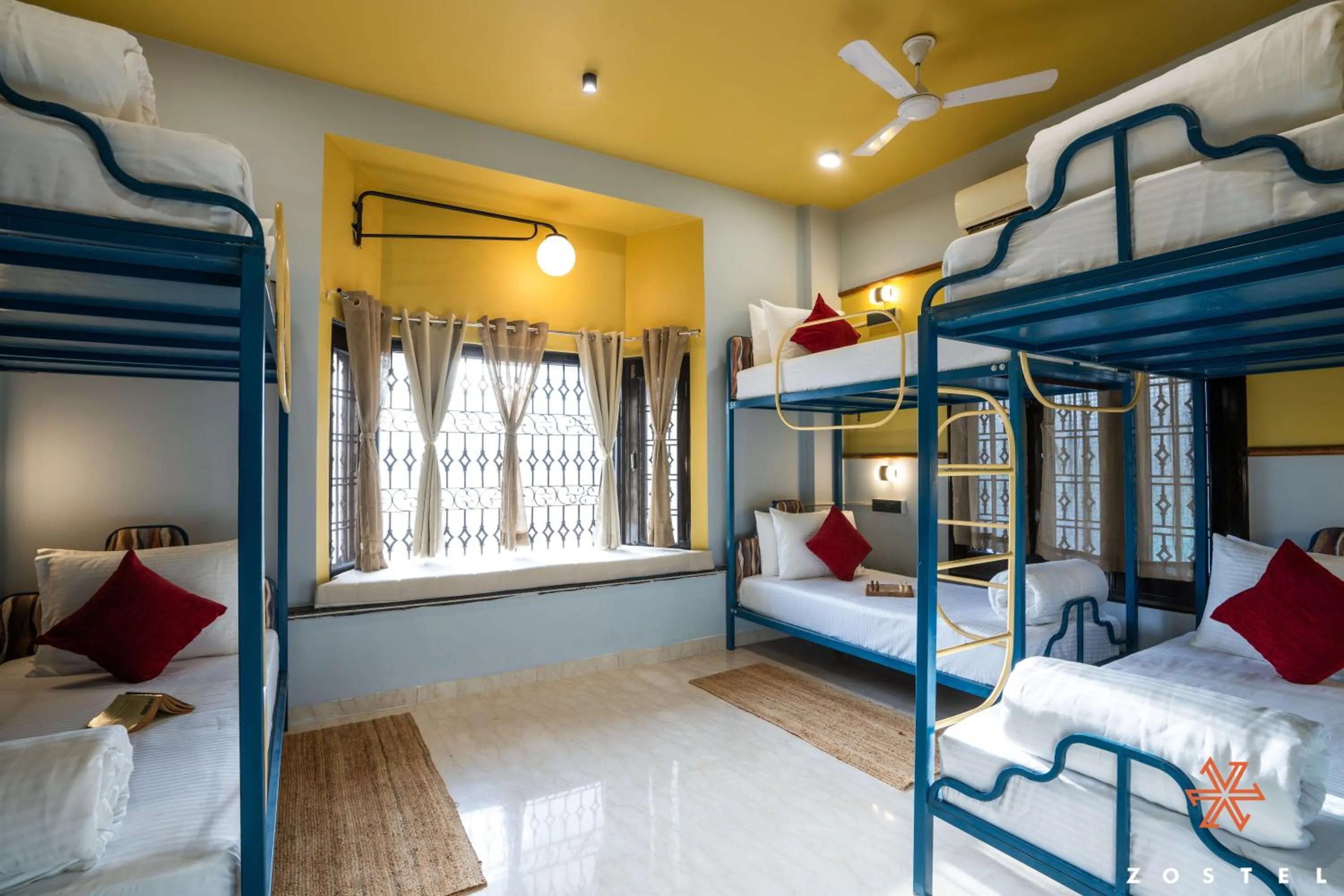 Bed in Zostel Indore