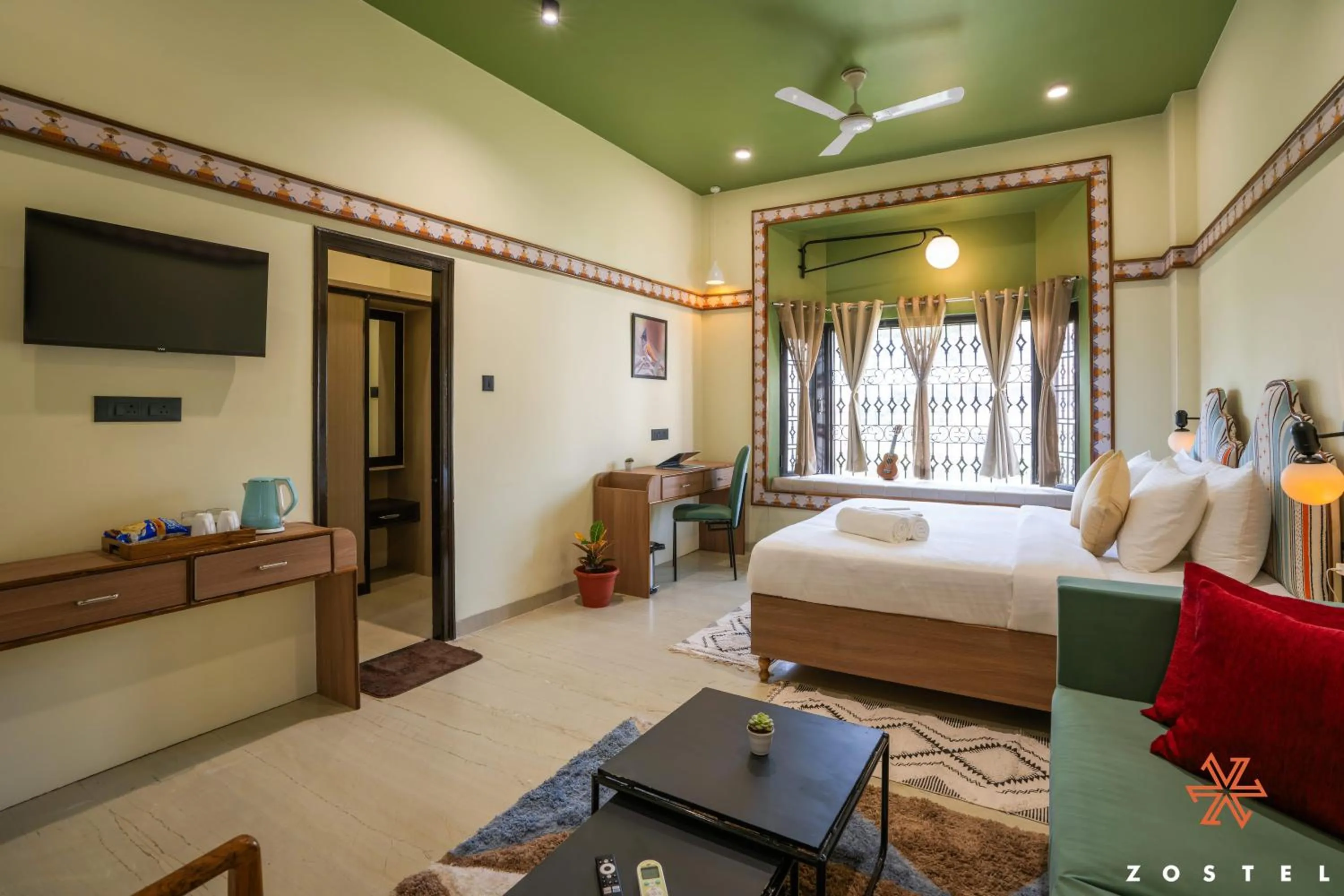 Bed in Zostel Indore
