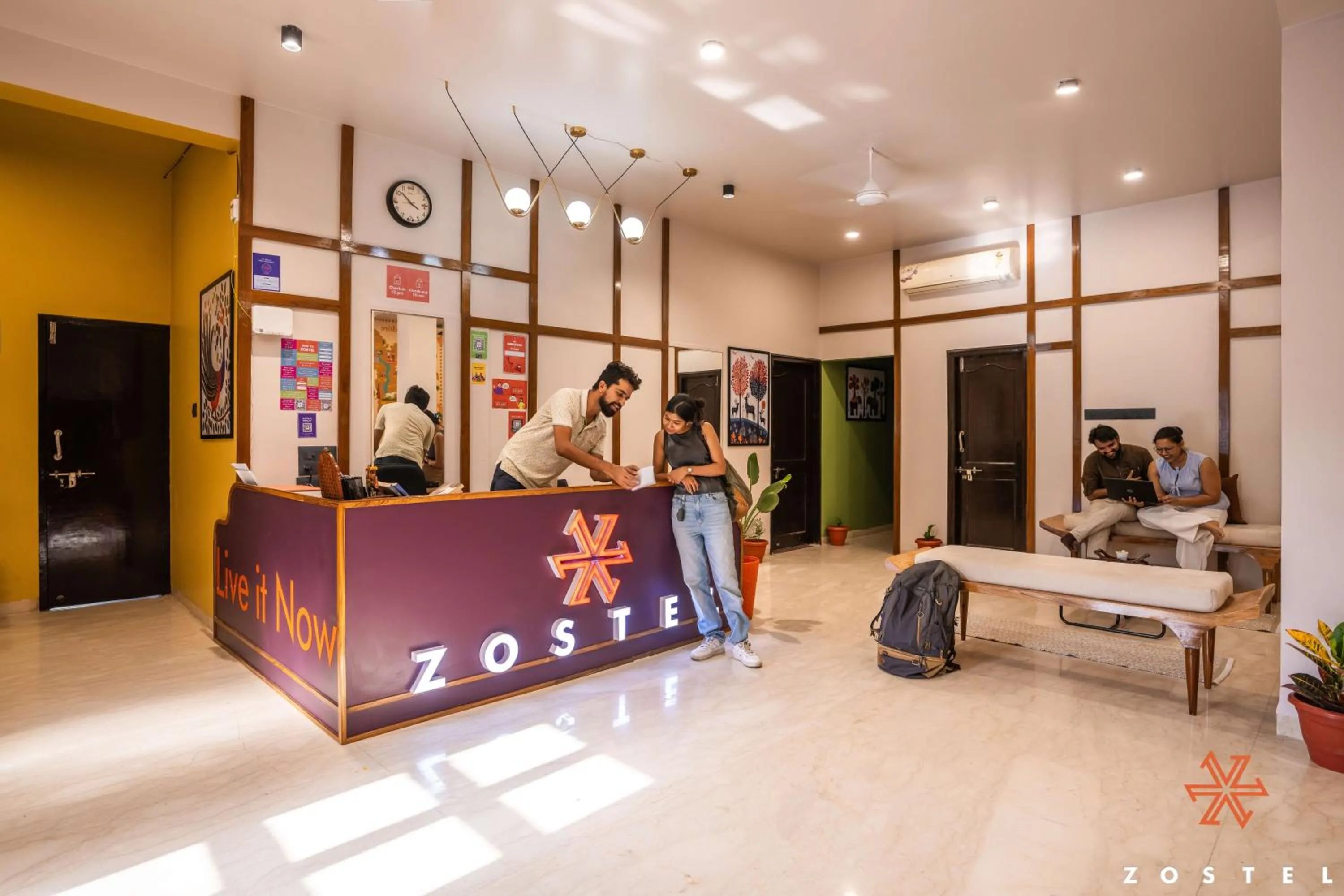 People in Zostel Indore