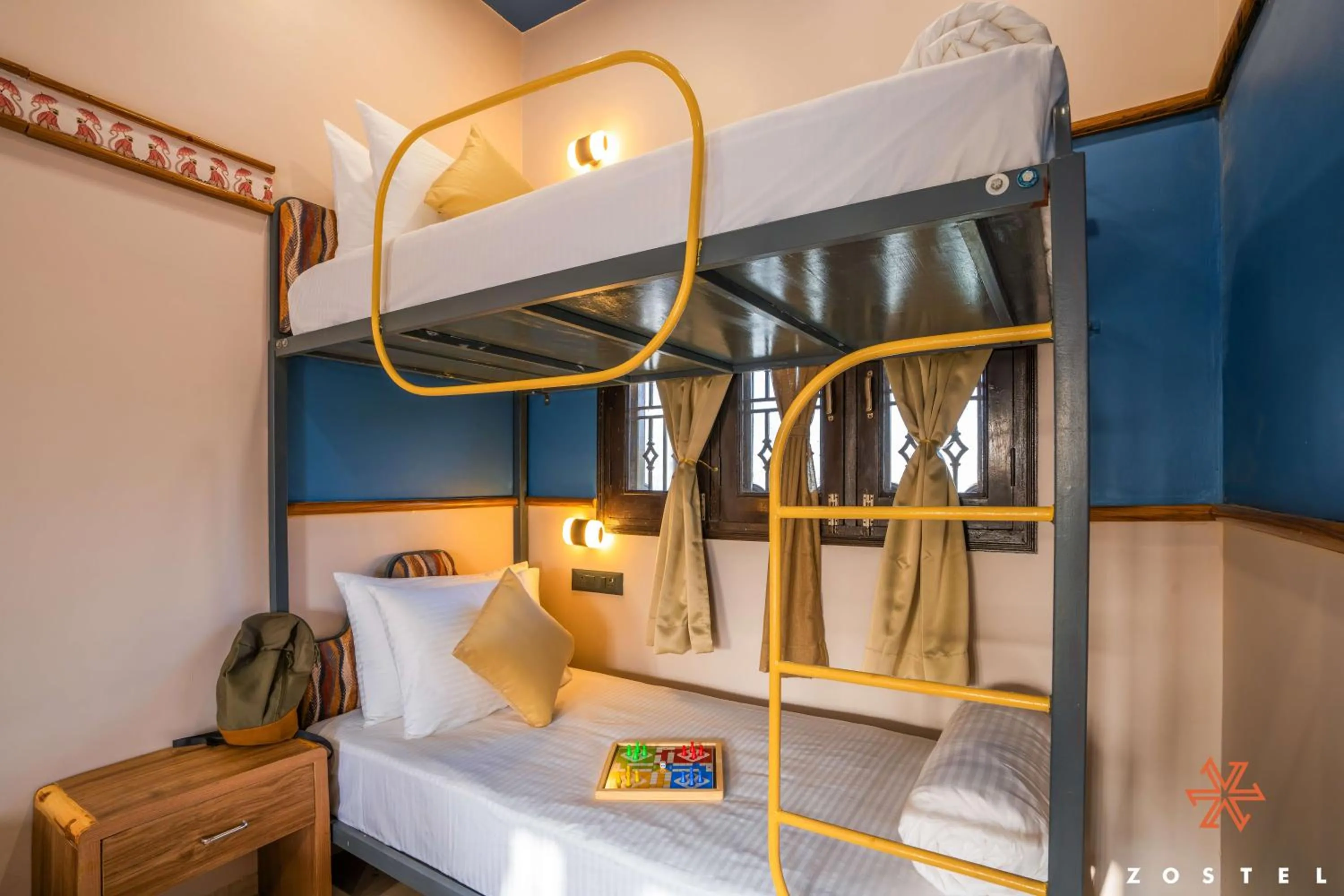Bed in Zostel Indore