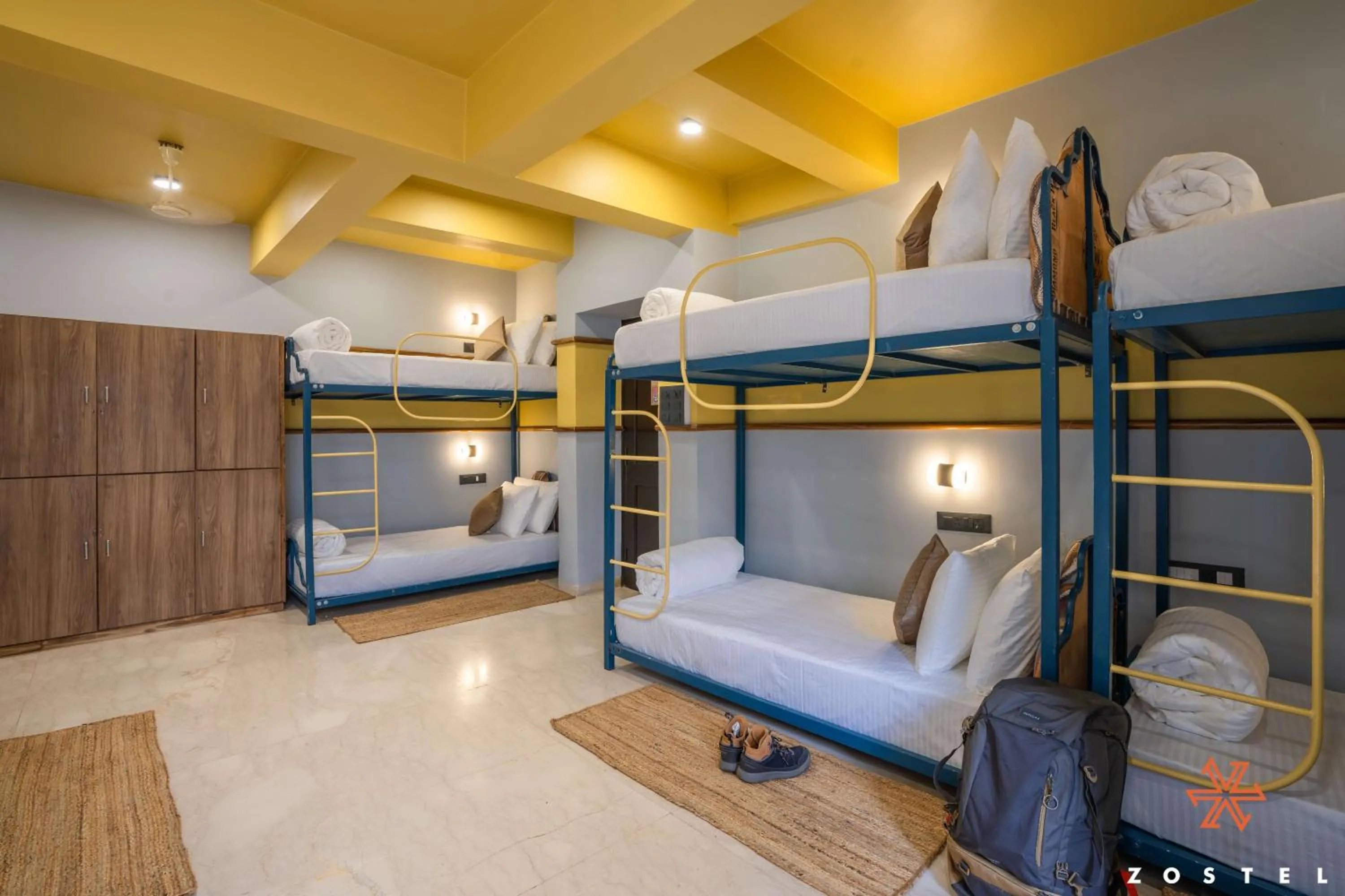 Bed in Zostel Indore