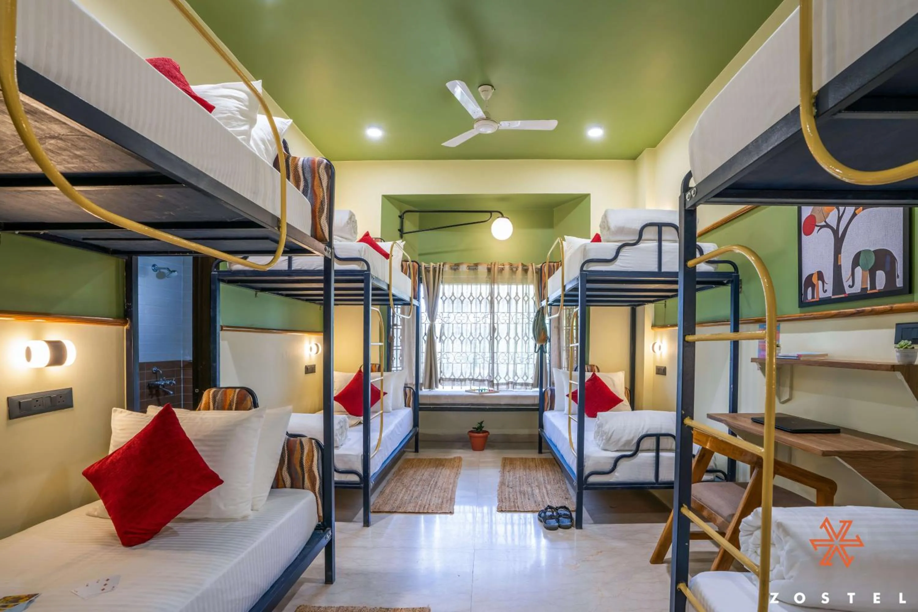 Photo of the whole room, Bed in Zostel Indore
