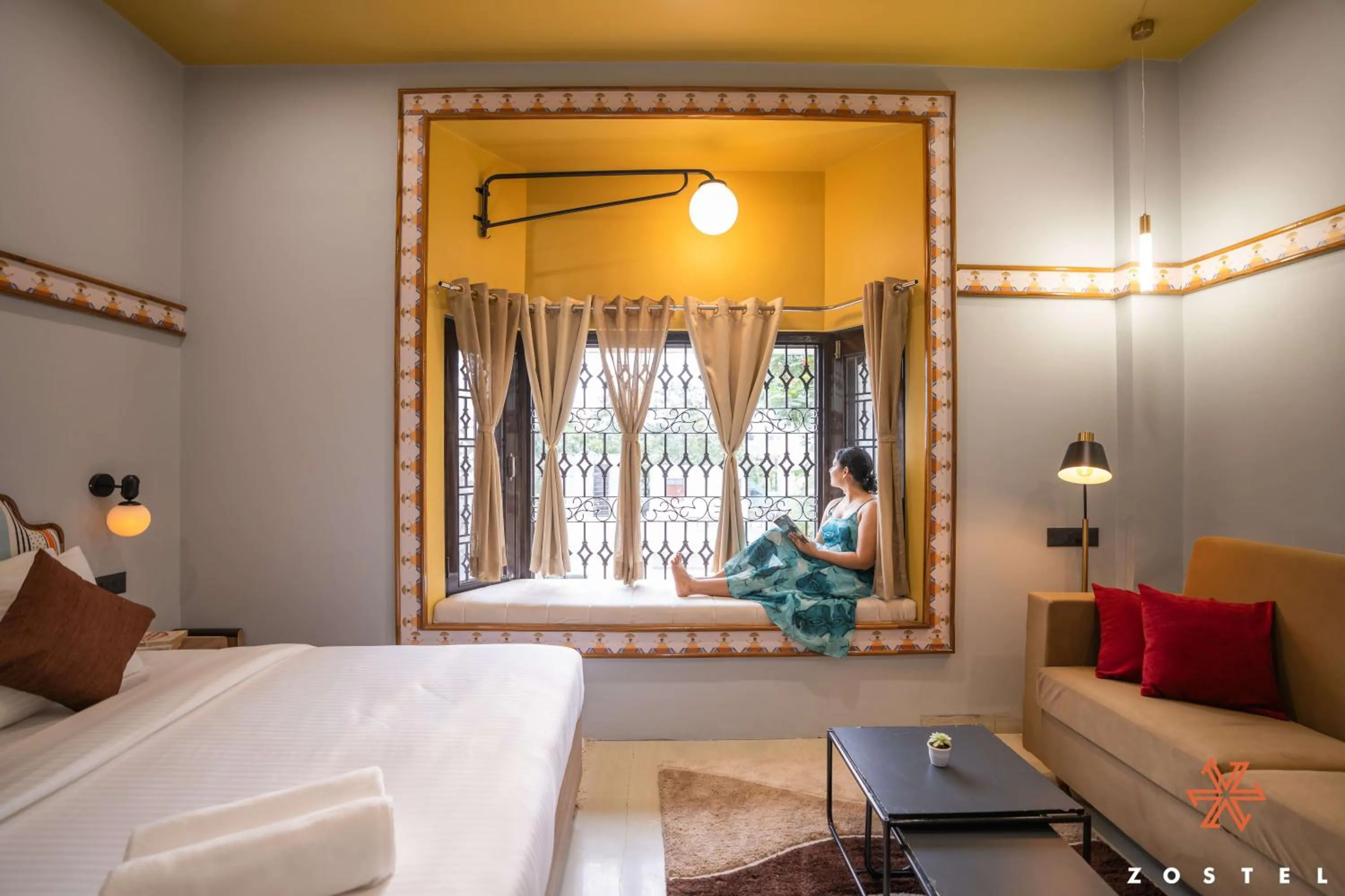 Bed in Zostel Indore