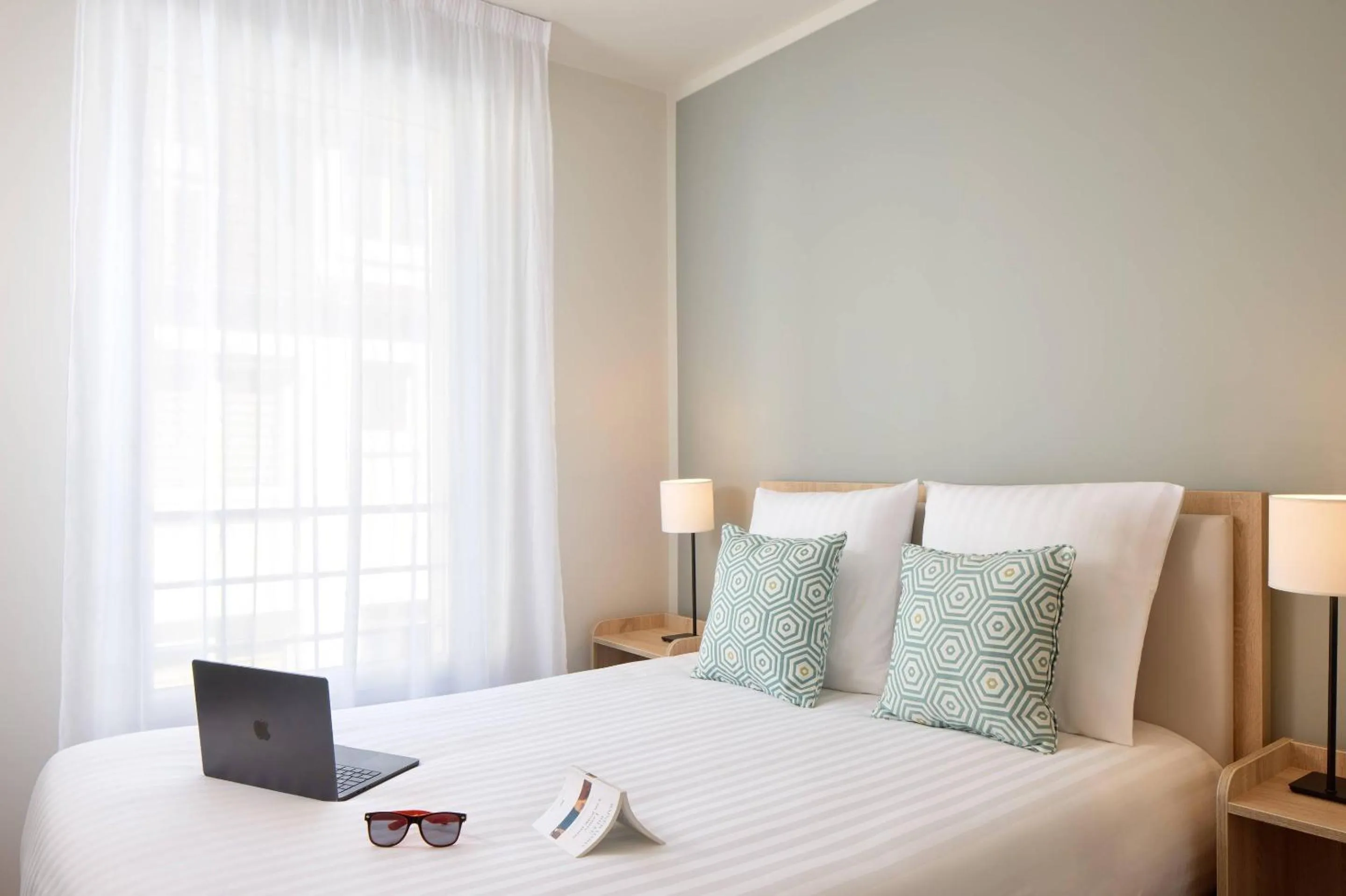 Bedroom, Bed in Quality Aparthotel Cherbourg