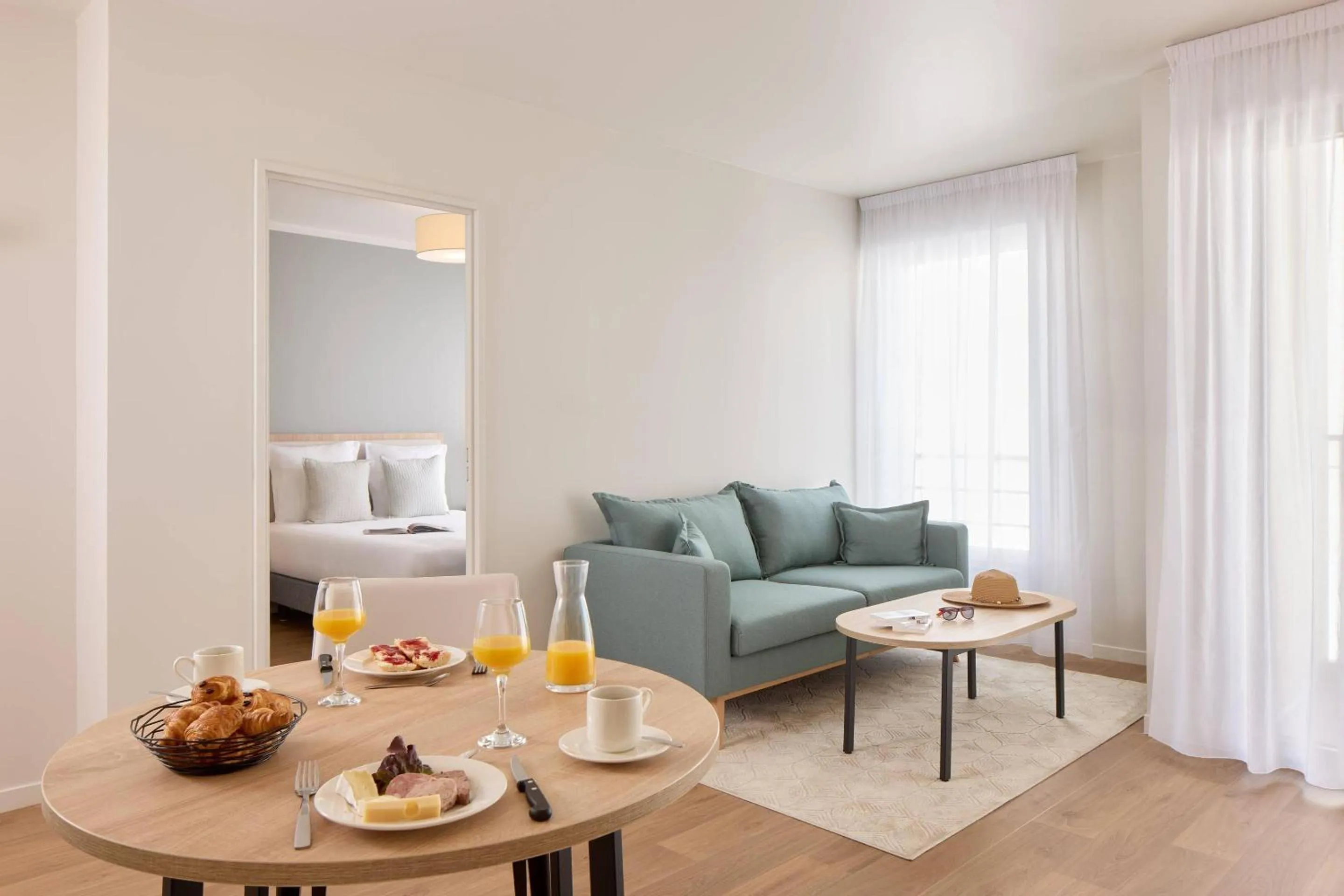 Bedroom in Quality Aparthotel Cherbourg