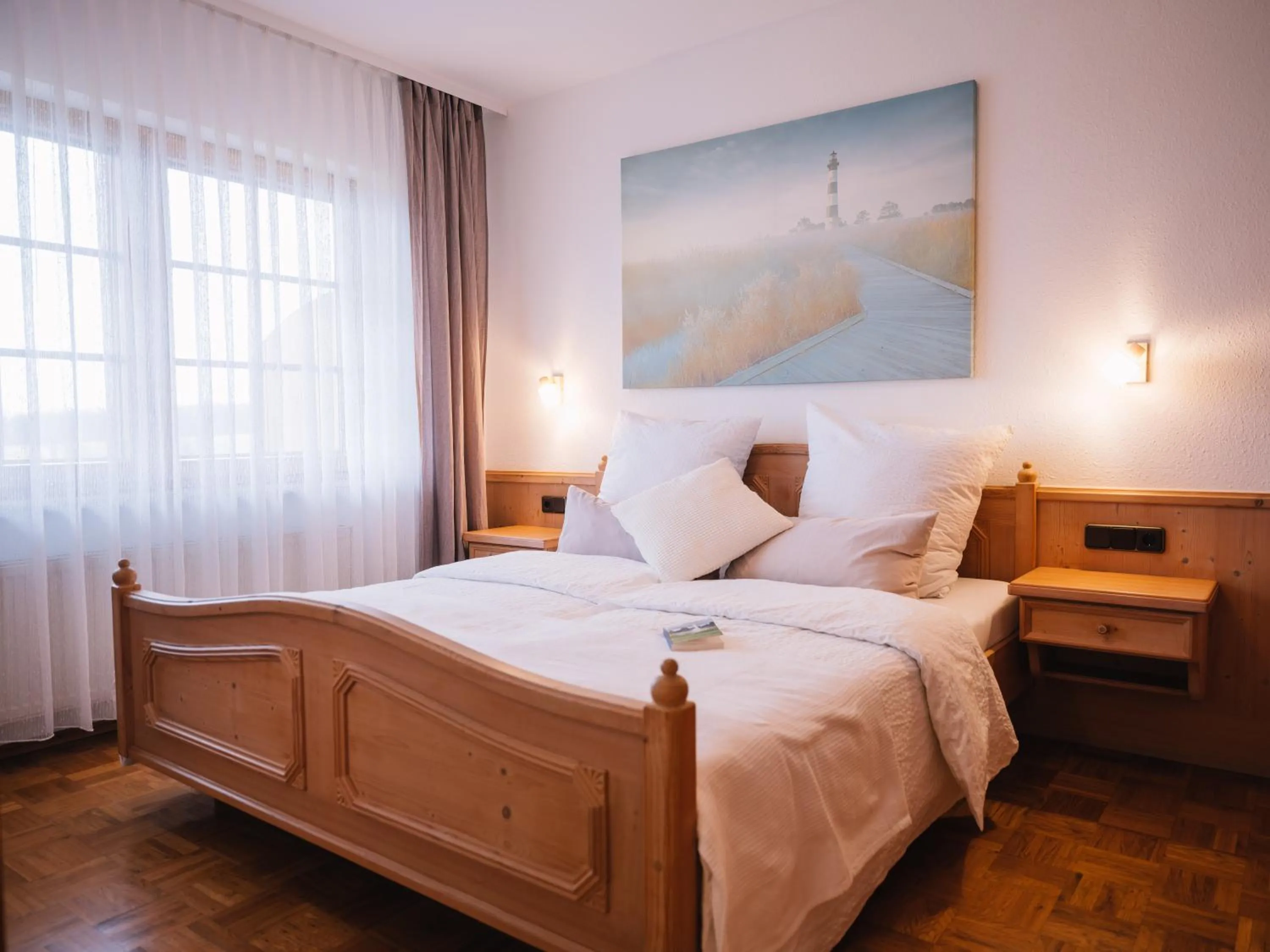 Bedroom, Bed in Landhaus Weber