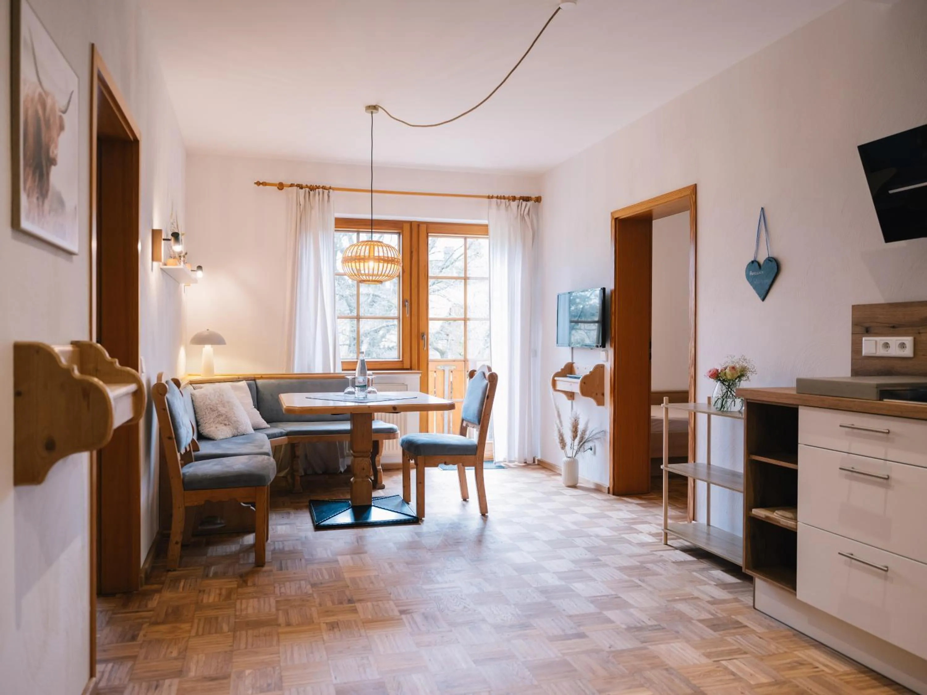 Photo of the whole room, Bed in Landhaus Weber