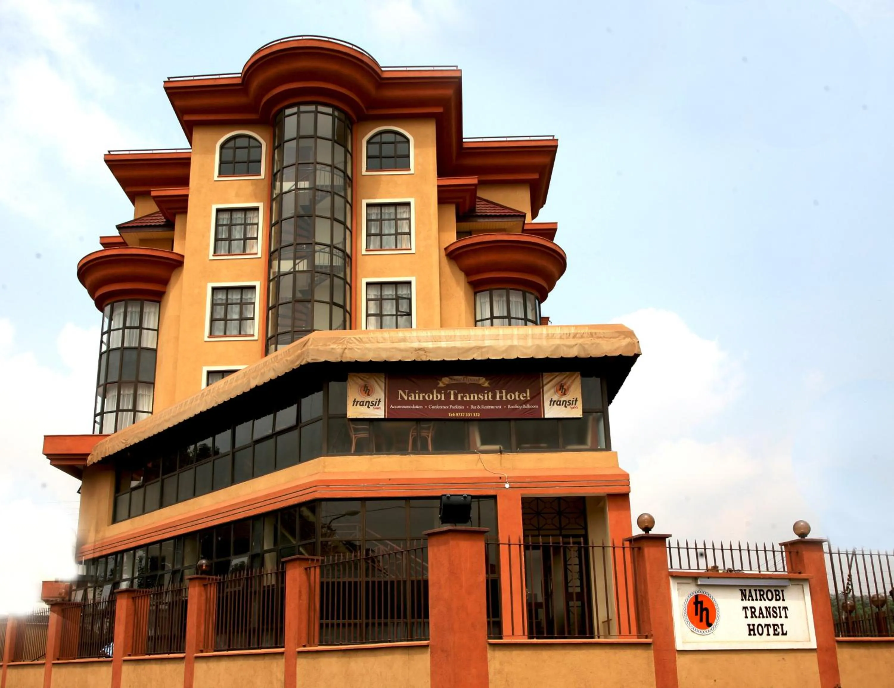 Property building in Nairobi Transit Hotel