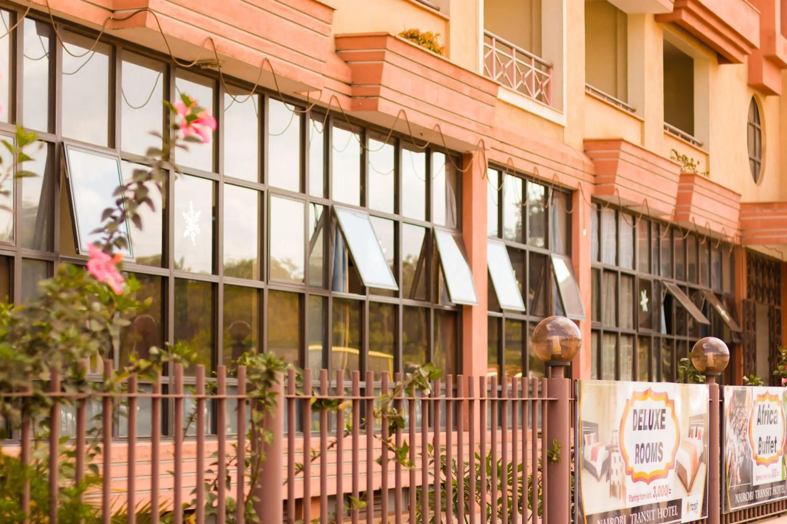 Facade/entrance in Nairobi Transit Hotel