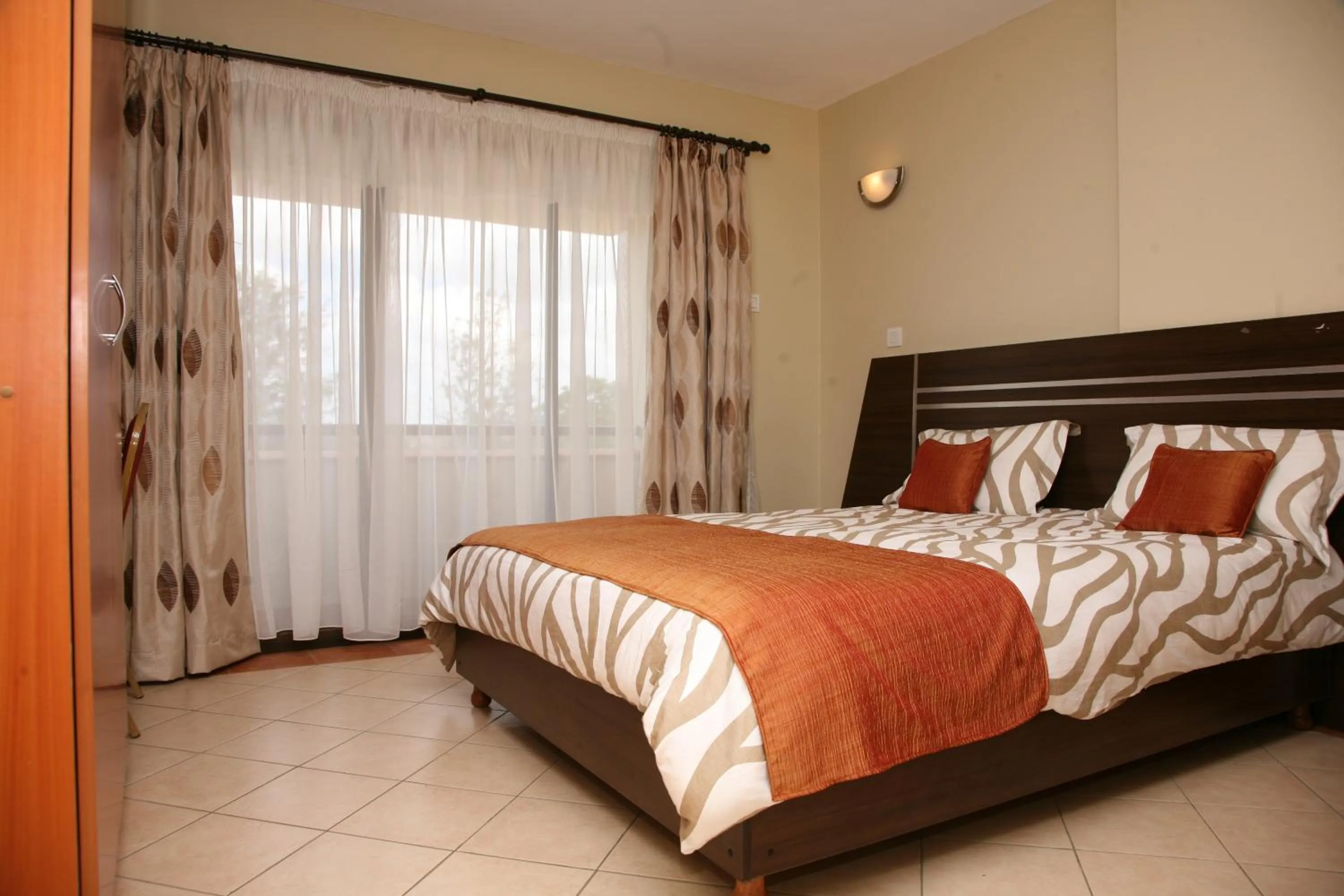 Bed in Nairobi Transit Hotel