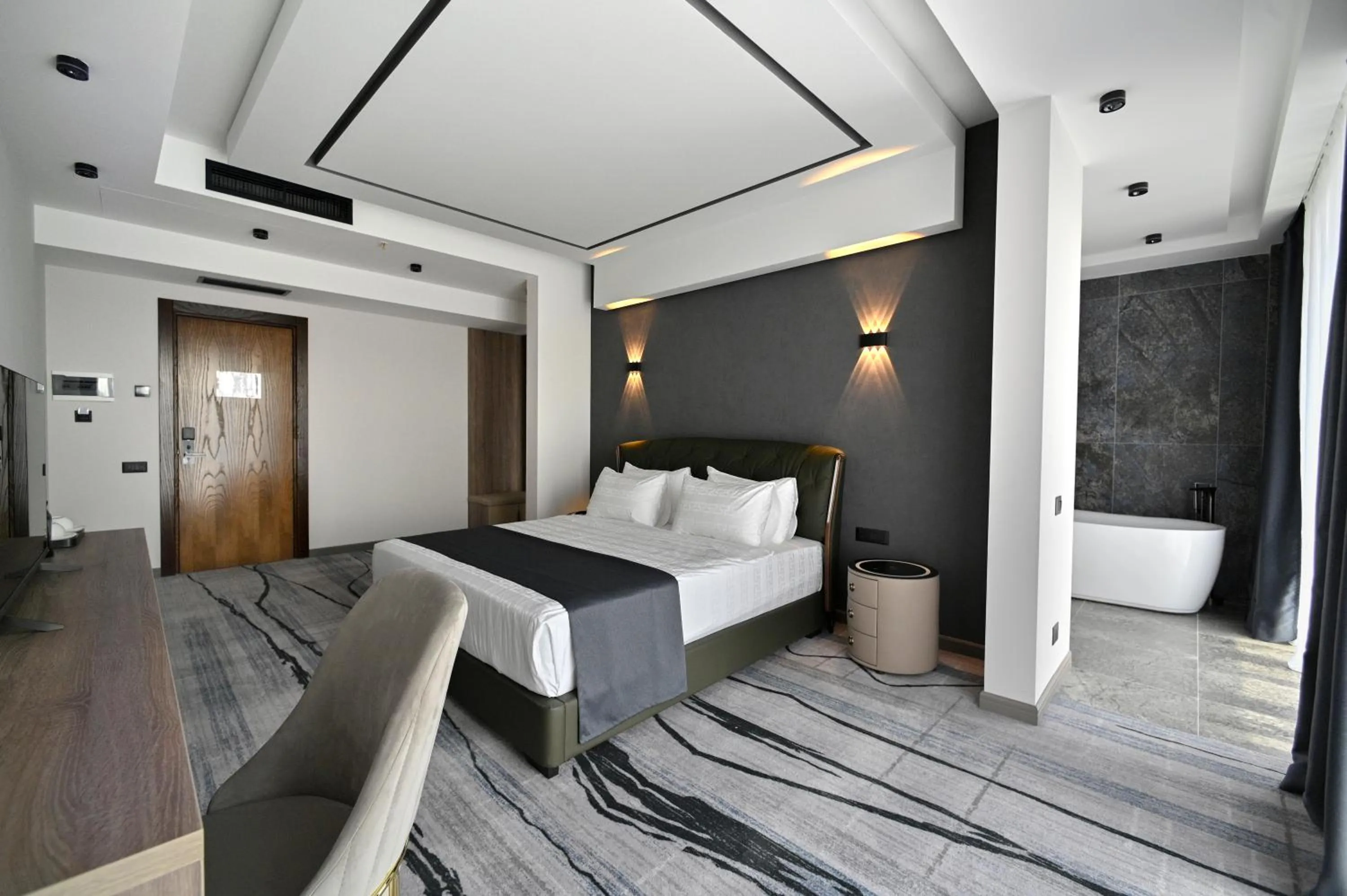 Bed in SIA Resort and SPA