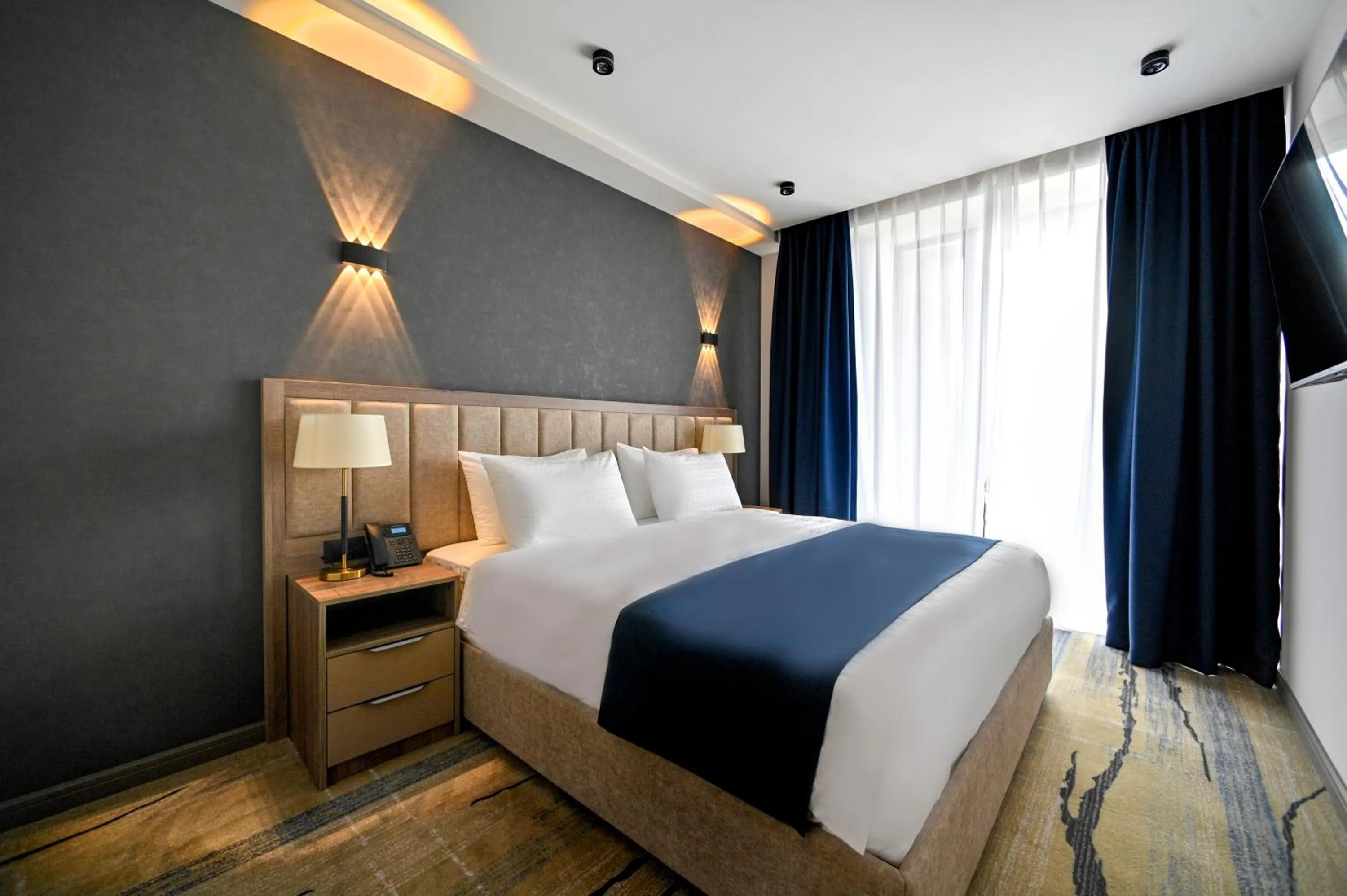 Bed in SIA Resort and SPA