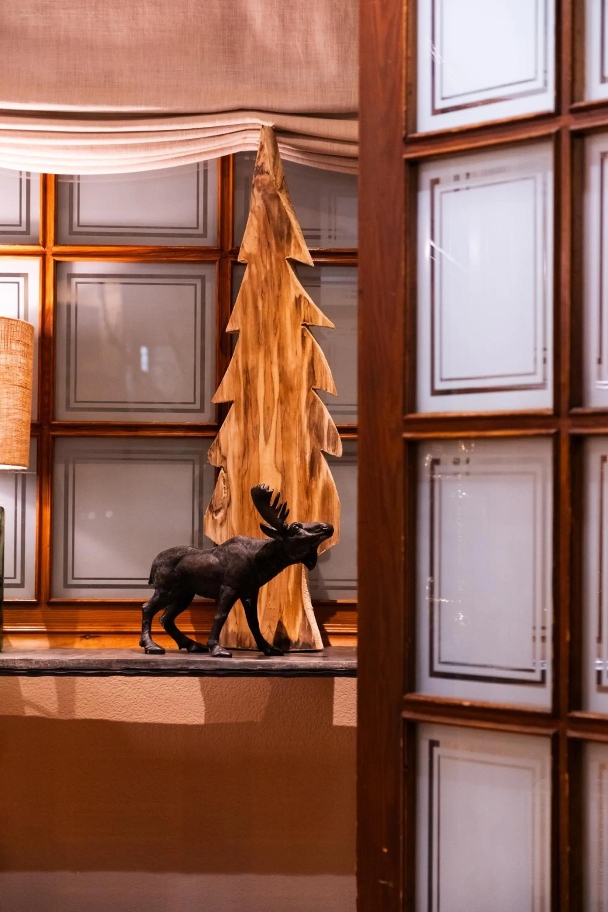 Decorative detail in Hotel Fonfreda