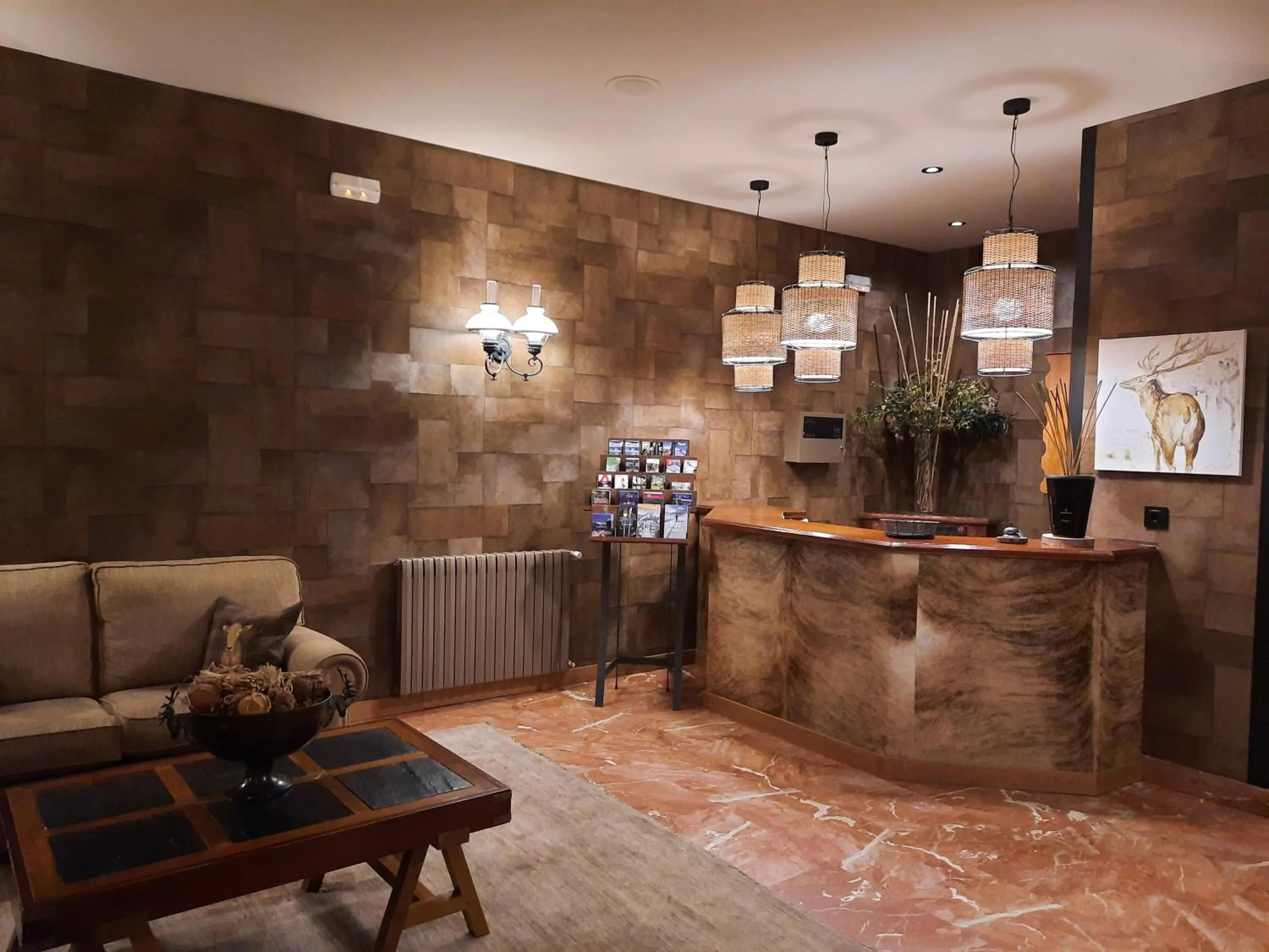 Lobby or reception in Hotel Fonfreda