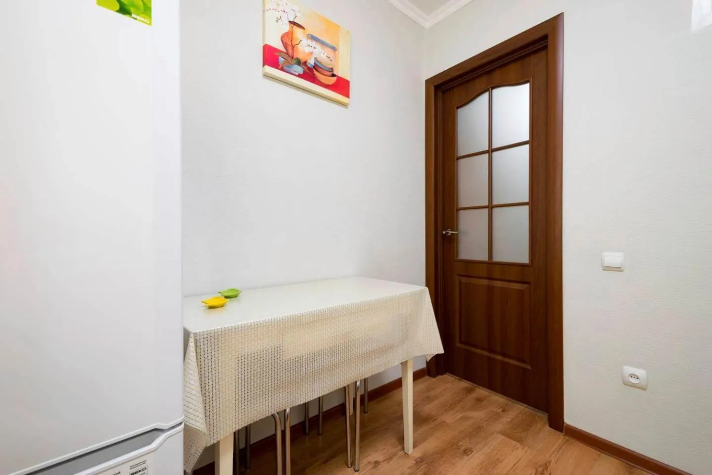 Dining area in Nadezhda Apartments on Abay Avenue 59