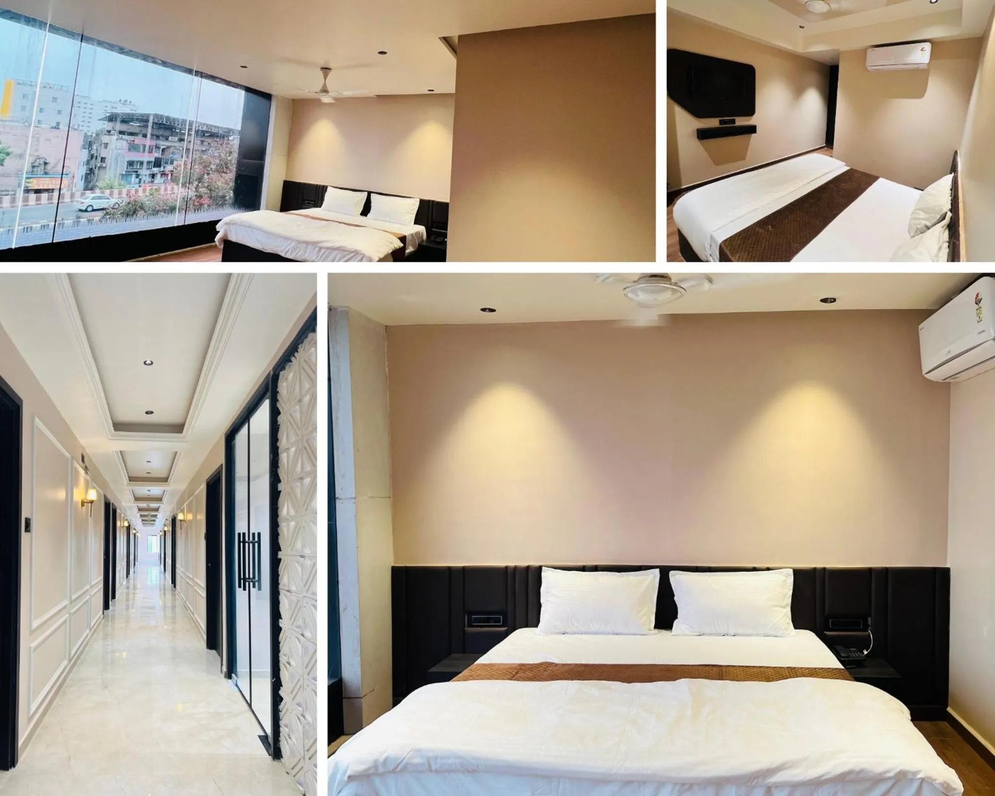 Bed in Hotel Presidency - Best Hotel in Surat