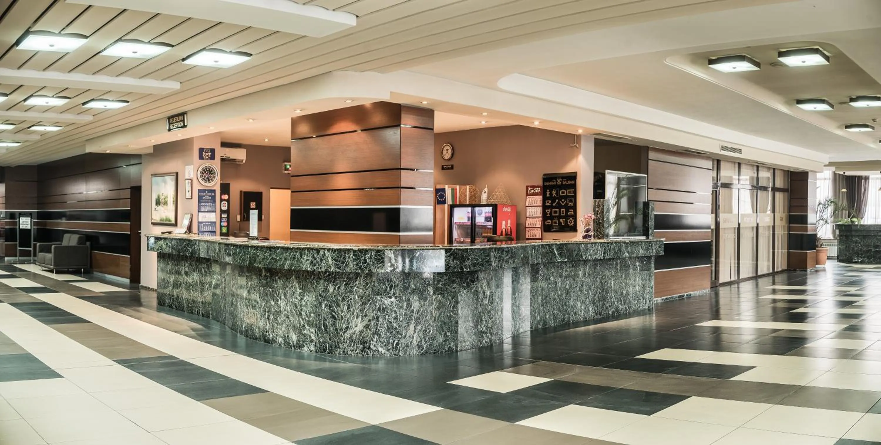Lobby or reception in Hotel Balkan