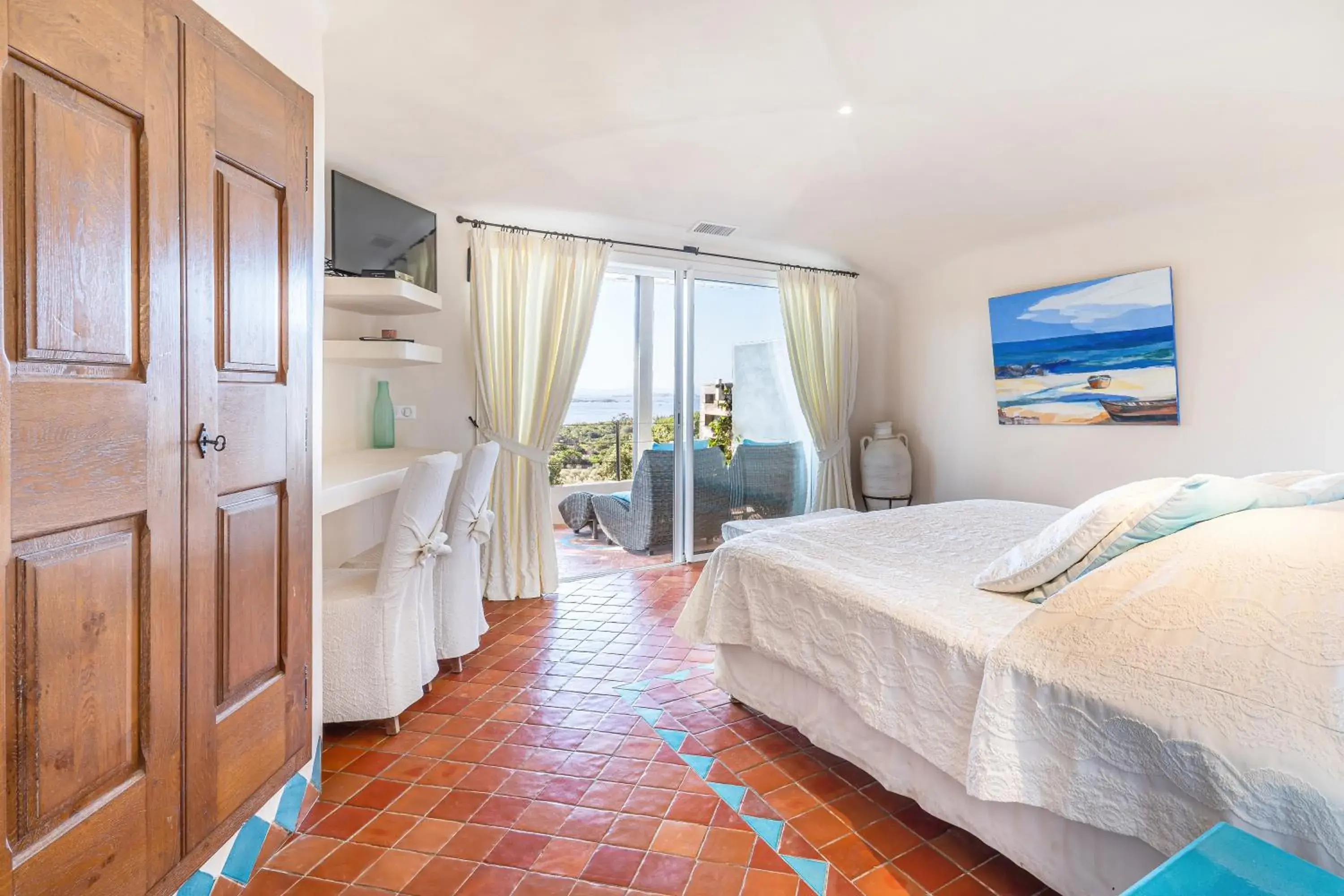 Superior Queen Room in Hôtel Marina di cavu Superior Queen Room in Hôtel Marina di cavu