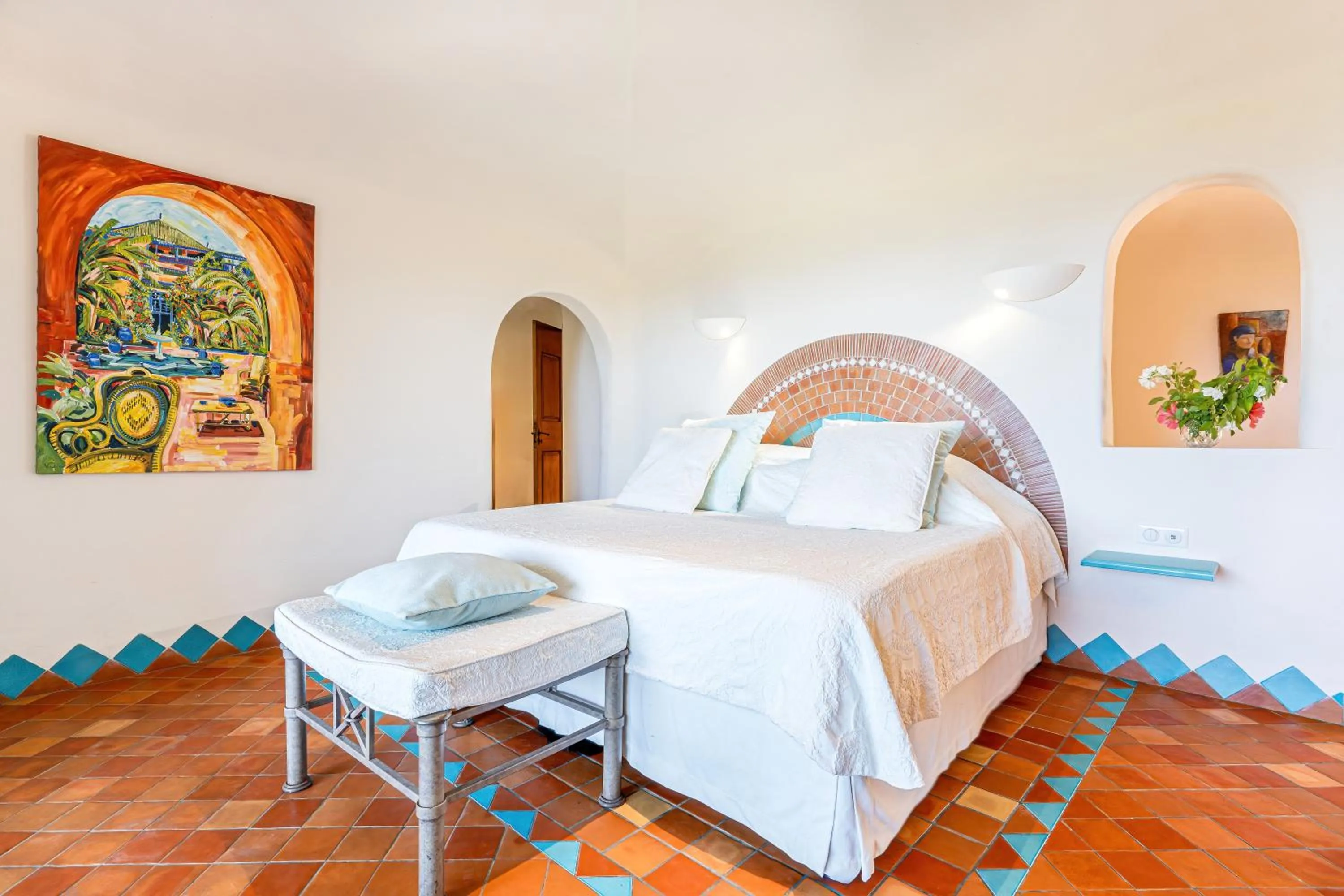 Bed in Hôtel Marina di cavu