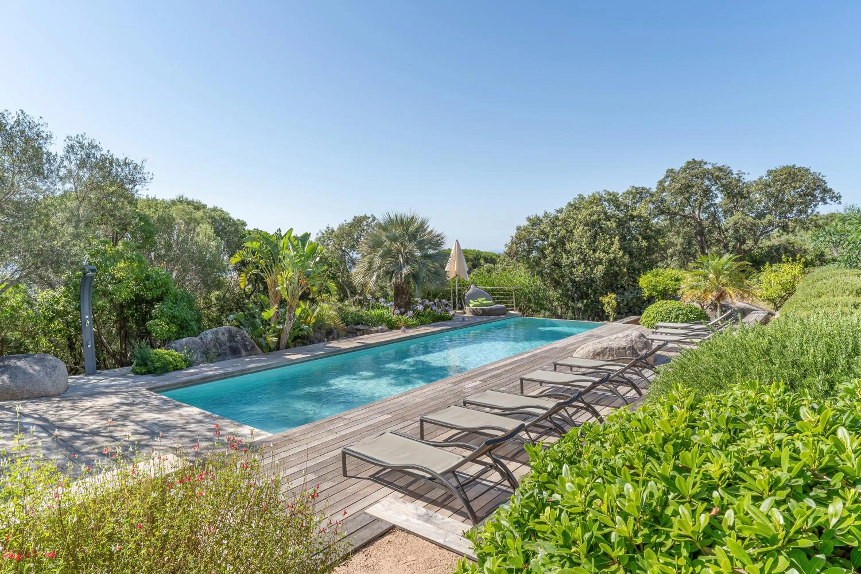 Pool view in Hôtel Marina di cavu