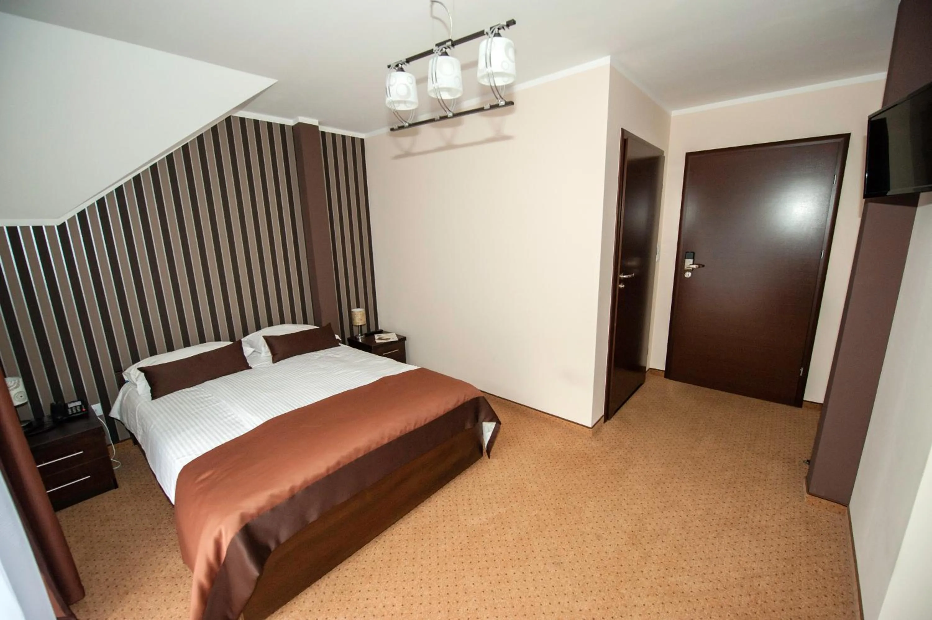 Bed in Hotel Klaudia