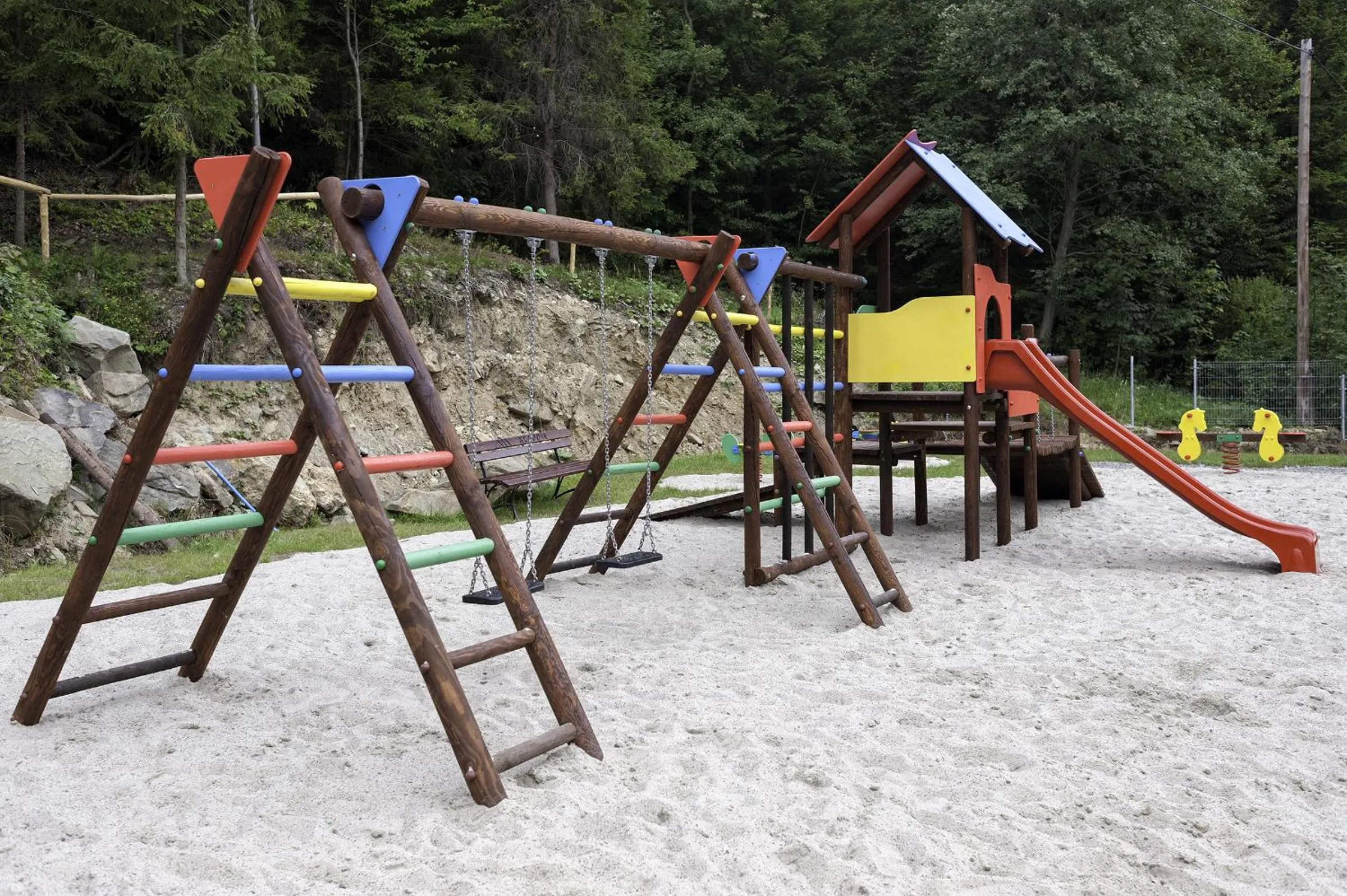 Children play ground in Hotel Klaudia
