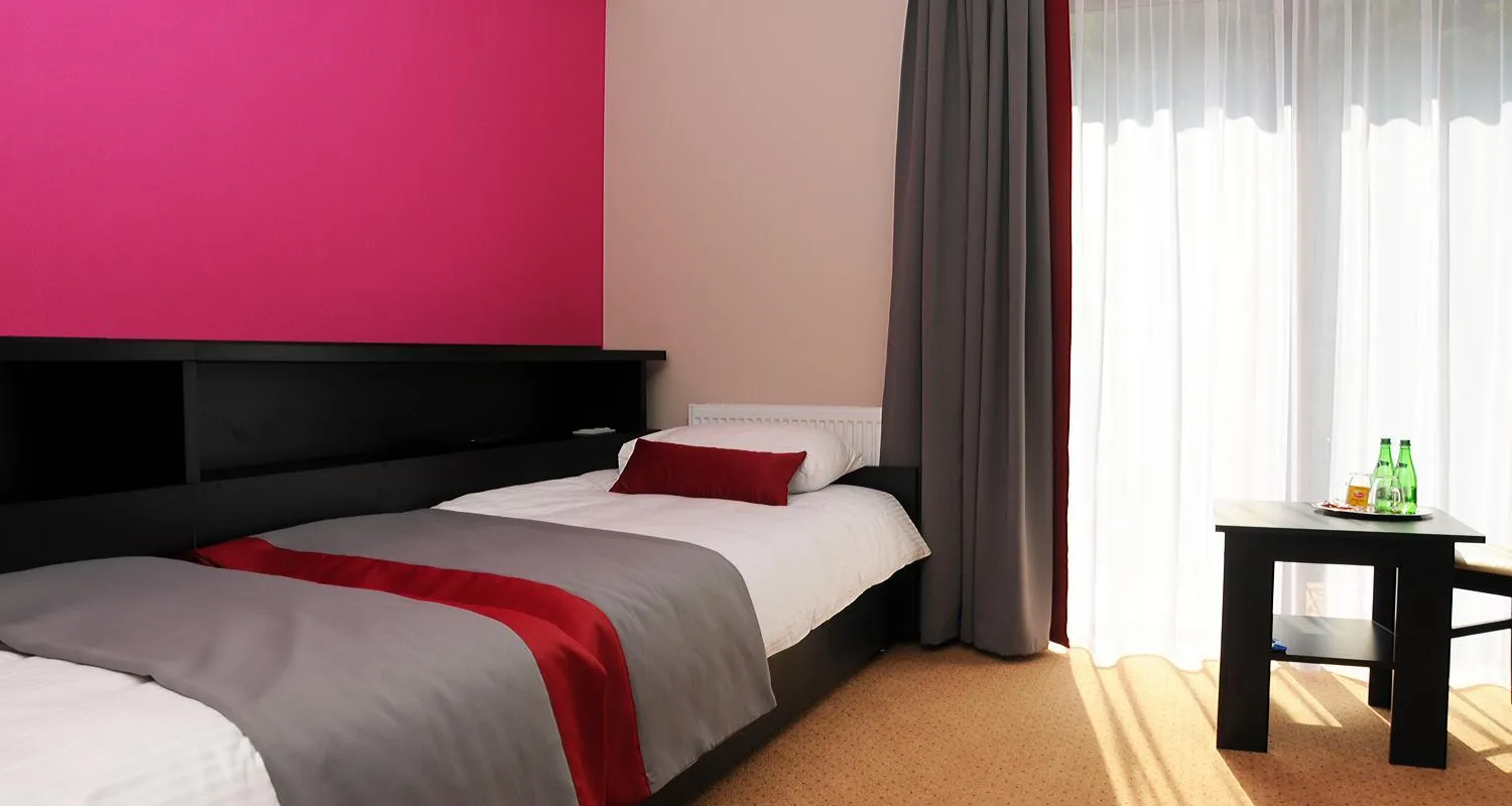 Bed in Hotel Klaudia