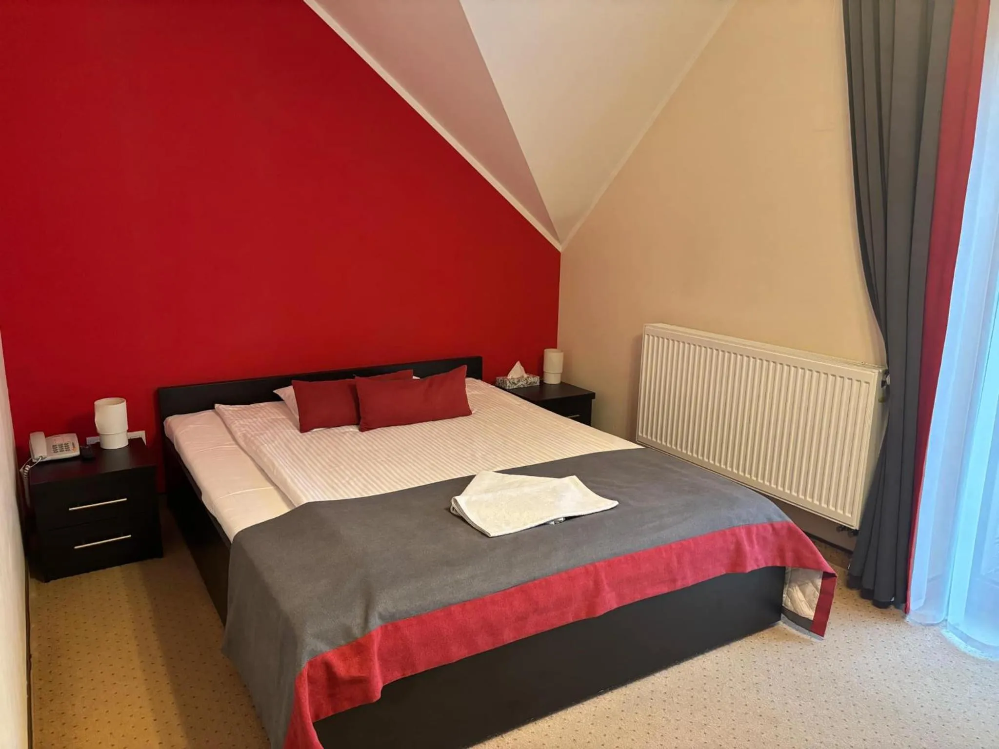 Bed in Hotel Klaudia