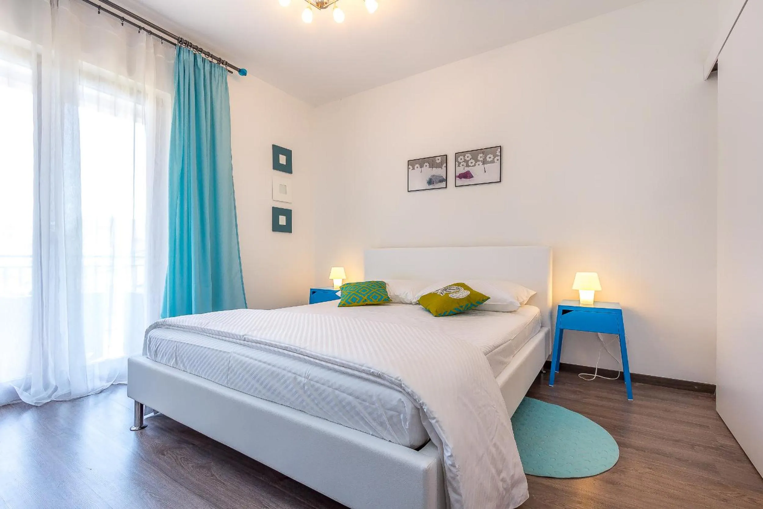 Bedroom, Bed in Apartment Miro
