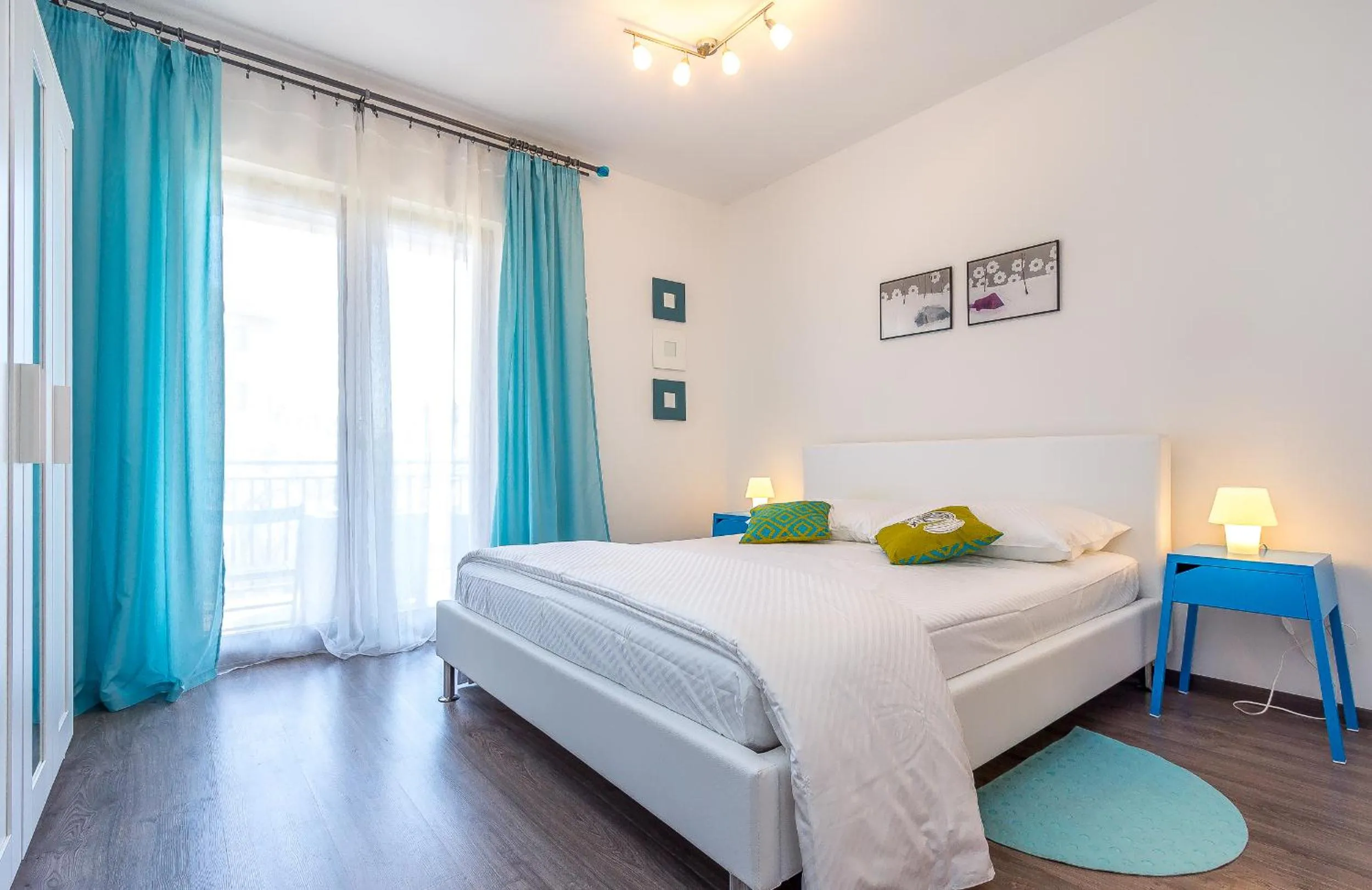 Bedroom, Bed in Apartment Miro