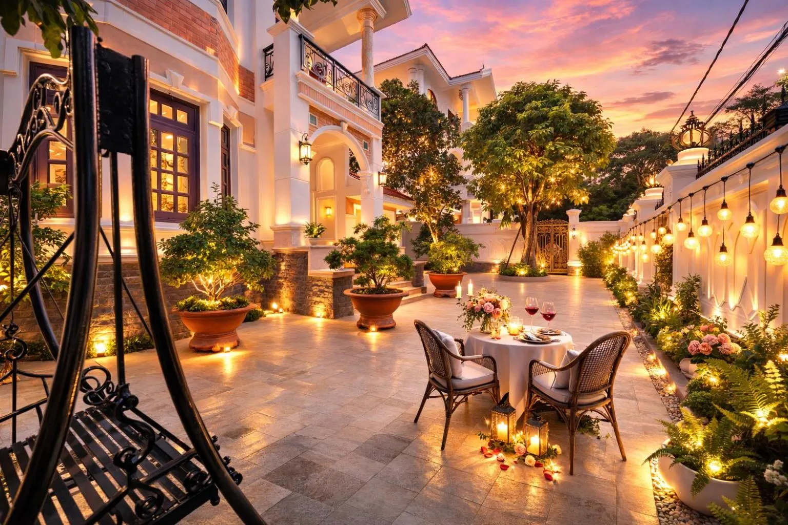 Garden in Amory Villa Thao Dien