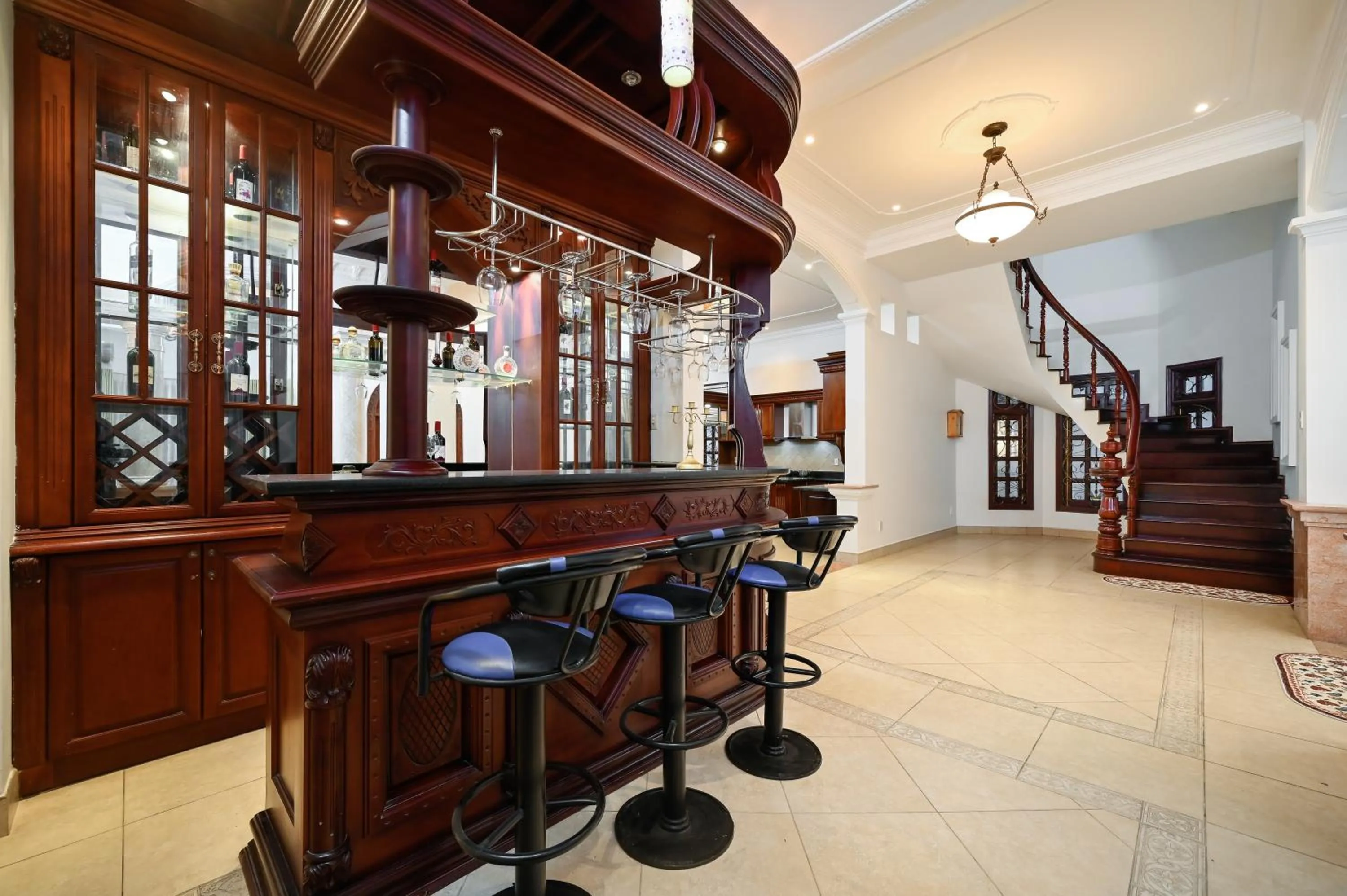 Seating area in Amory Villa Thao Dien